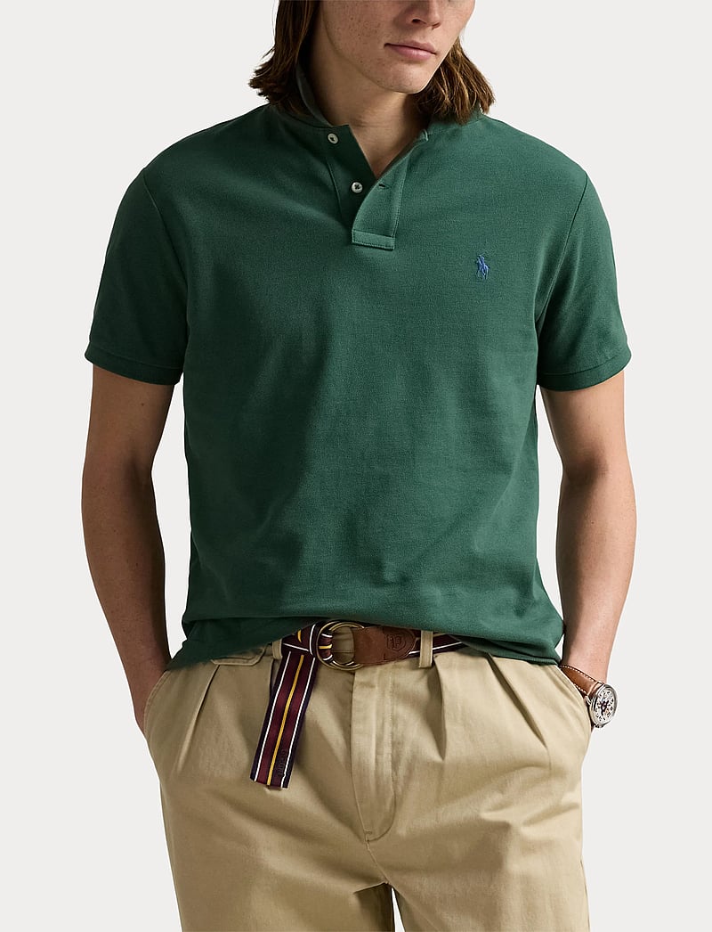 Polo Ralph Lauren - BASIC MESH-SSL-KNT - kurzärmelig - washed forest/c75 - 5