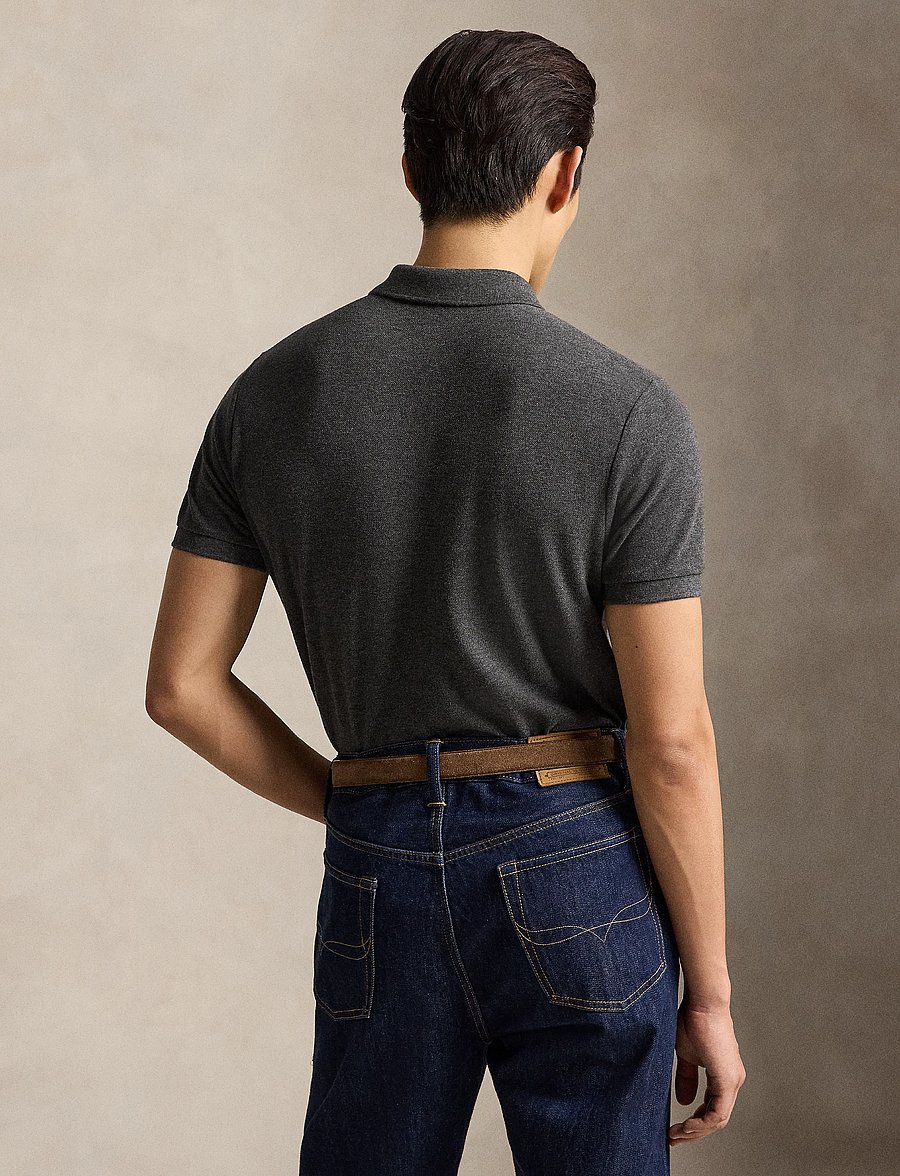 Polo Ralph Lauren - The Iconic Custom Slim Fit Mesh Polo - kortärmade pikéer - windsor heather/c - 2