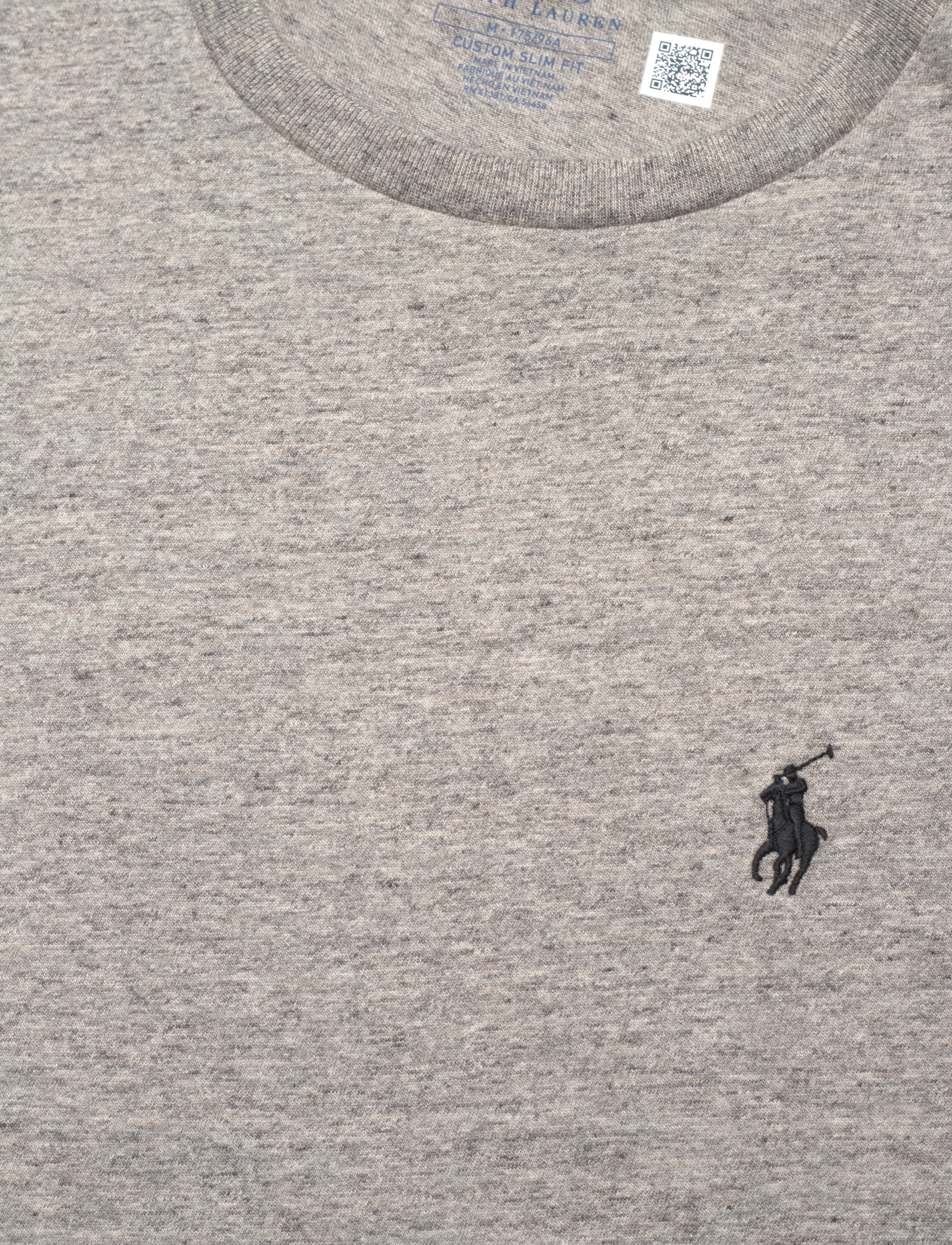 Polo Ralph Lauren - Custom Slim Fit Jersey Crewneck T-Shirt - dark vintage heat - 2