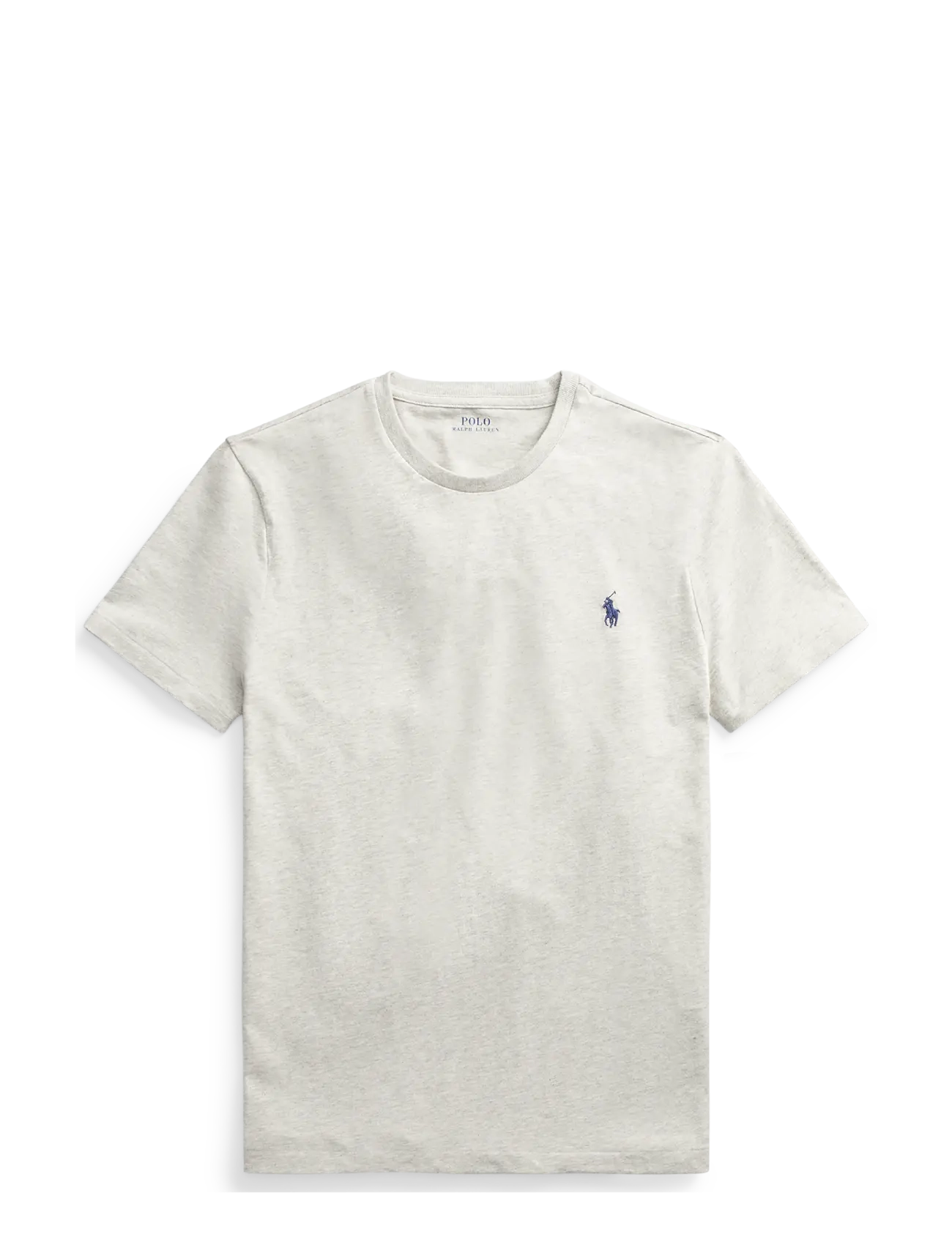Polo Ralph Lauren Custom Slim Fit Jersey Crewneck T-Shirt - Basic T-Shirts - NEW GREY HEATHER / grey