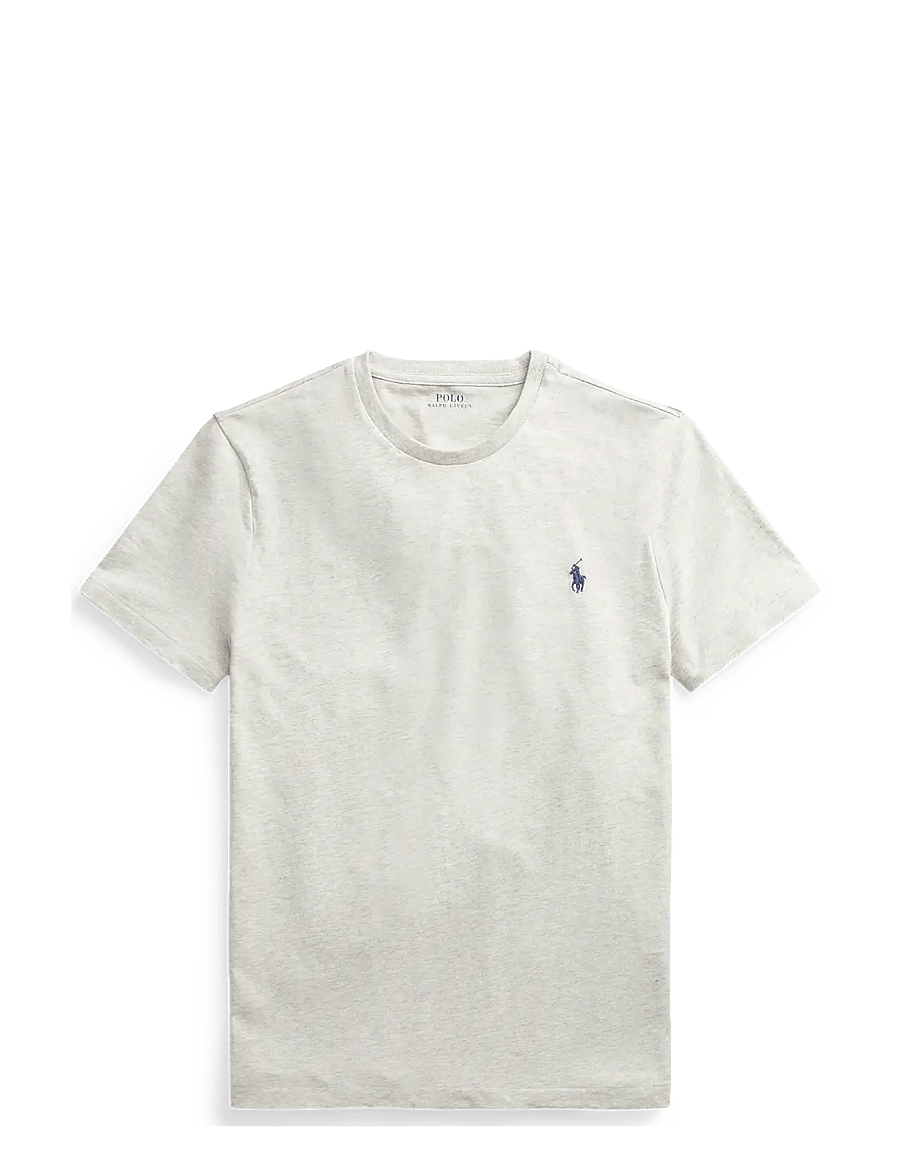 Polo Ralph Lauren - Custom Slim Fit Jersey Crewneck T-Shirt - lühikeste varrukatega t-särgid - new grey heather - 1
