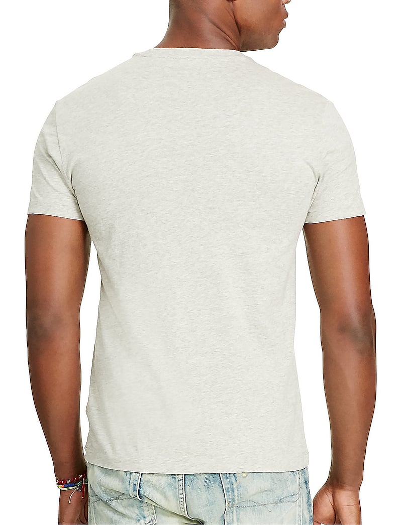 Polo Ralph Lauren - Custom Slim Fit Jersey Crewneck T-Shirt - t-shirts - new grey heather - 3