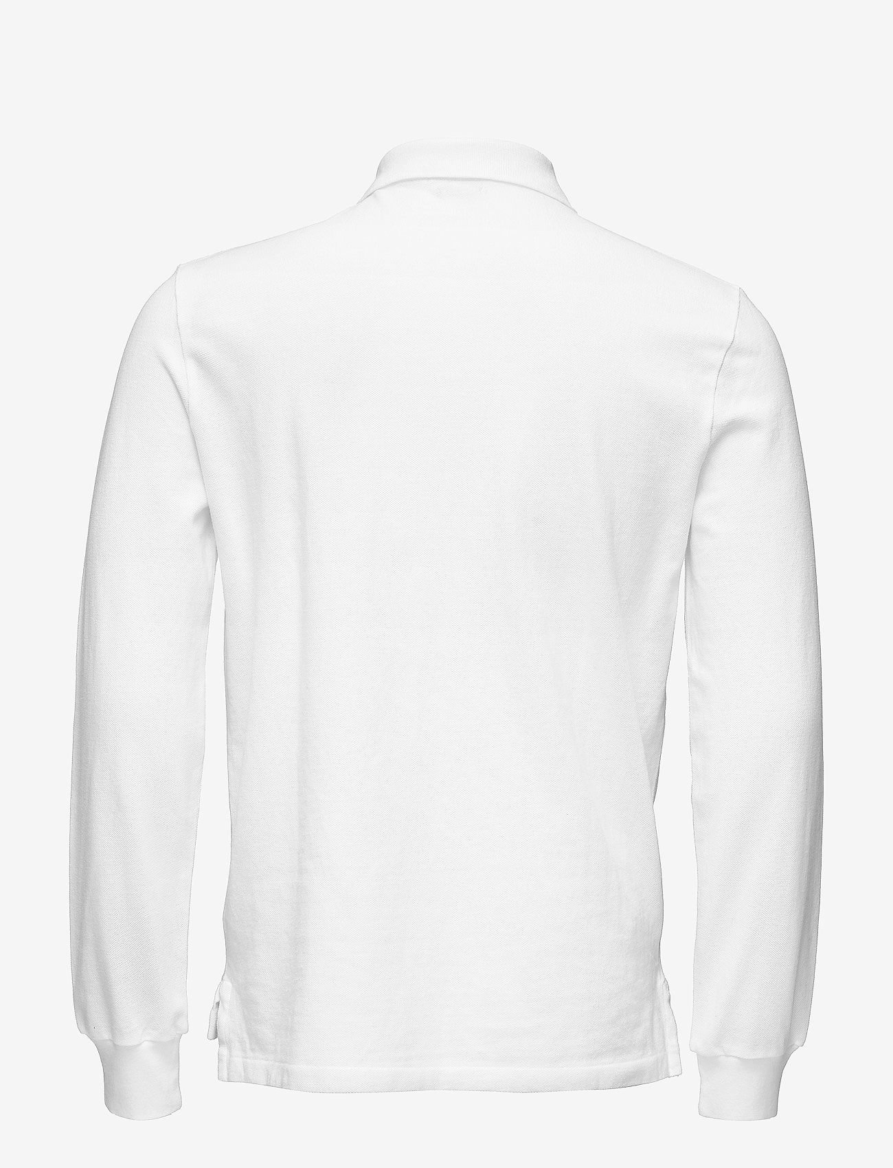 Polo Ralph Lauren - Custom Slim Fit Mesh Polo Shirt - langærmede poloer - white - 2