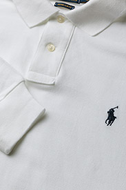 Polo Ralph Lauren - Custom Slim Fit Mesh Polo Shirt - langærmede poloer - white - 3