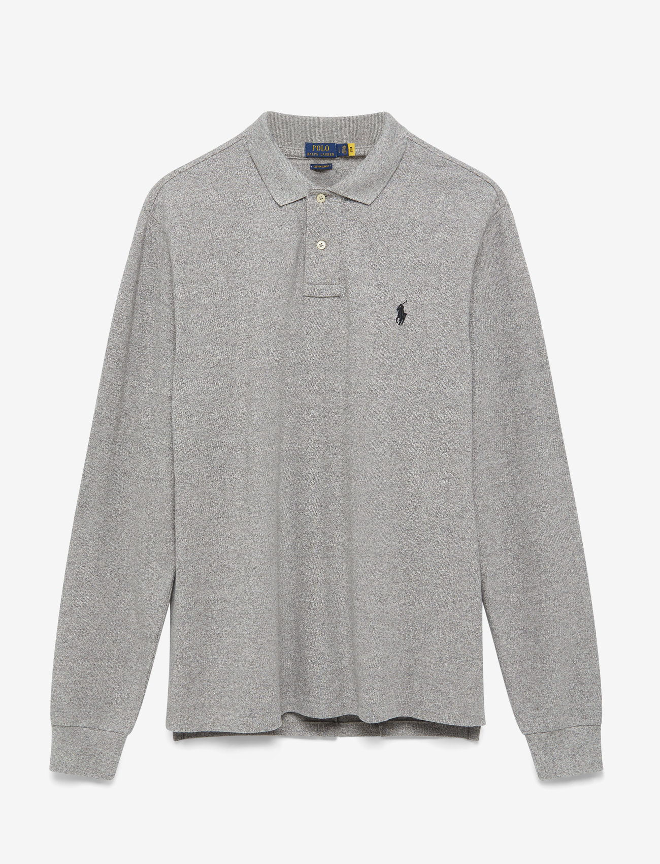 Polo Ralph Lauren - Custom Slim Fit Mesh Polo Shirt - pikkade varrukatega polod - canterbury heathe - 1