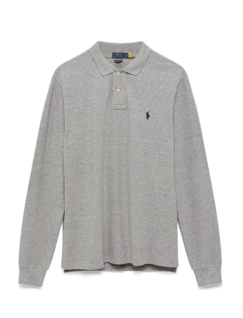 Polo Ralph Lauren - Custom Slim Fit Mesh Polo Shirt - pikkade varrukatega polod - canterbury heathe - 1