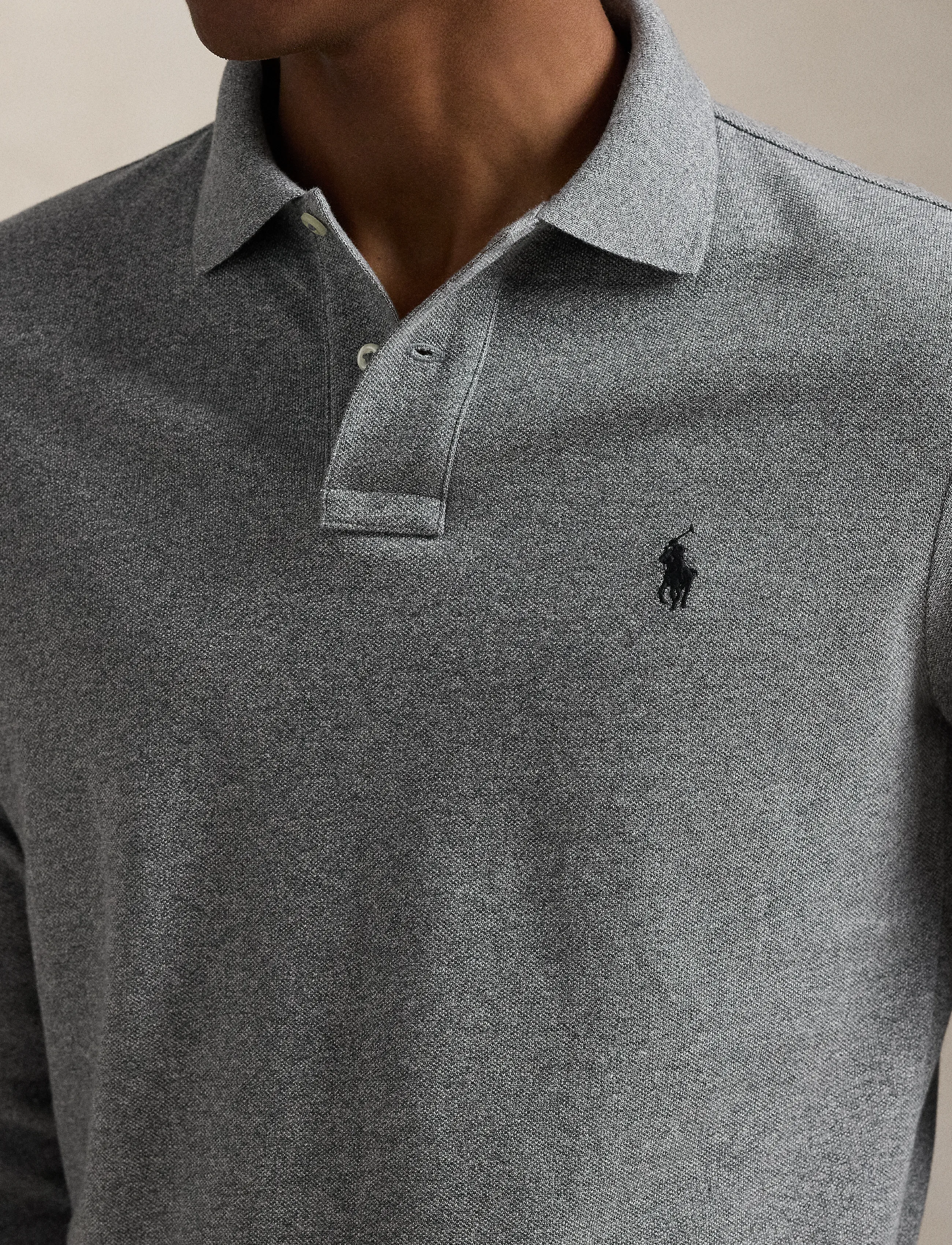 Polo Ralph Lauren - Custom Slim Fit Mesh Polo Shirt - polo shirts - canterbury heathe - 5
