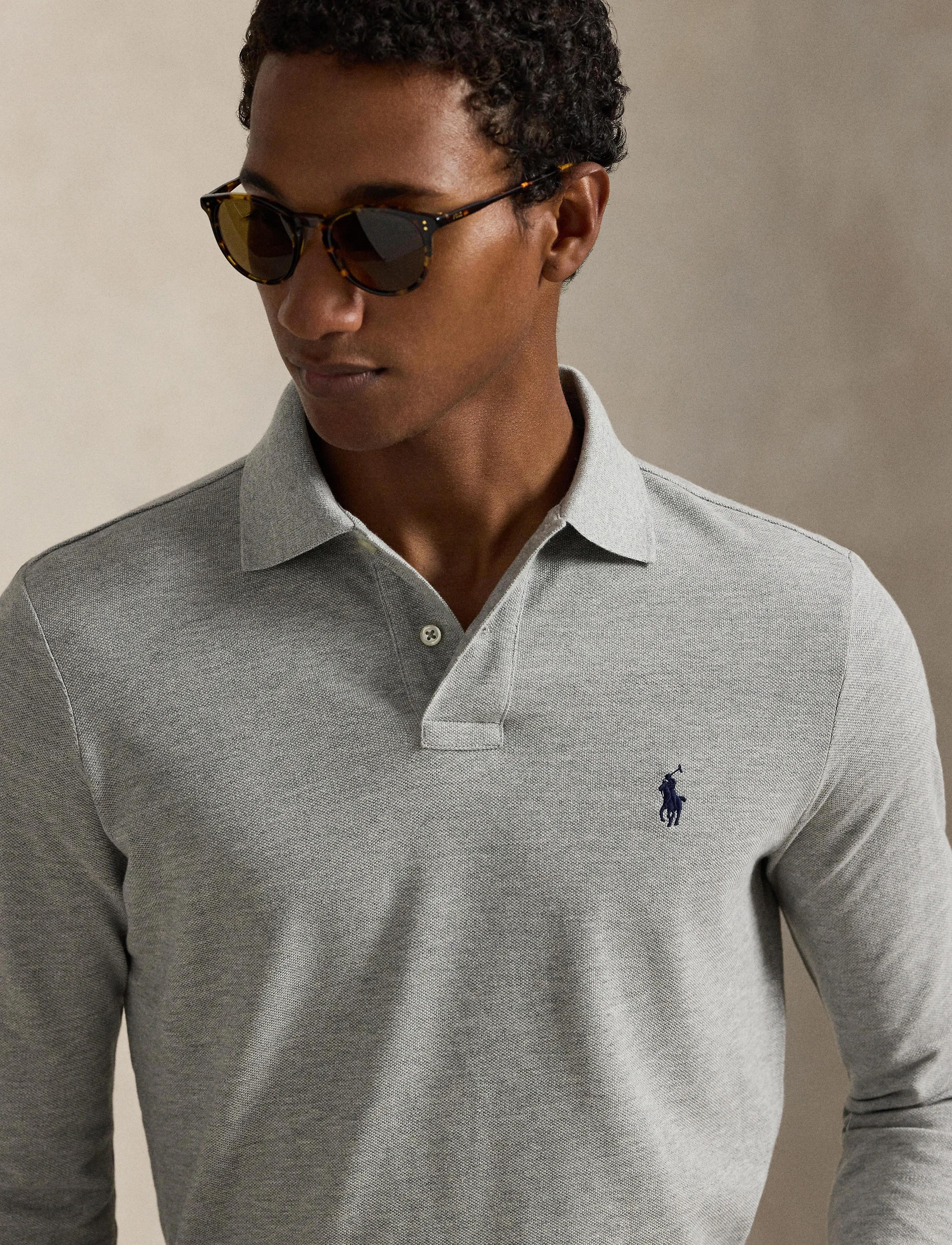 Custom Slim Fit Mesh Polo Shirt 4
