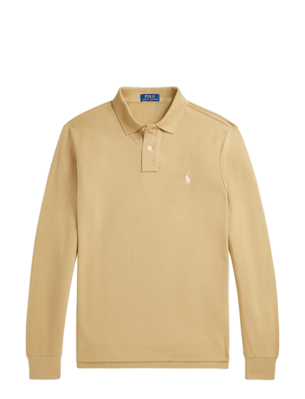 Custom Slim Fit Mesh Polo Shirt - CAFE TAN/C8176