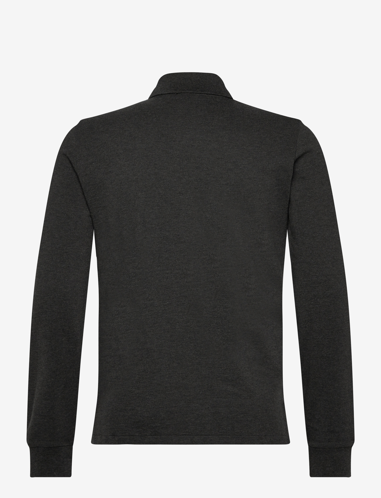 Polo Ralph Lauren - Custom Slim Fit Mesh Polo Shirt - langærmede poloer - dark charcoal hea - 1