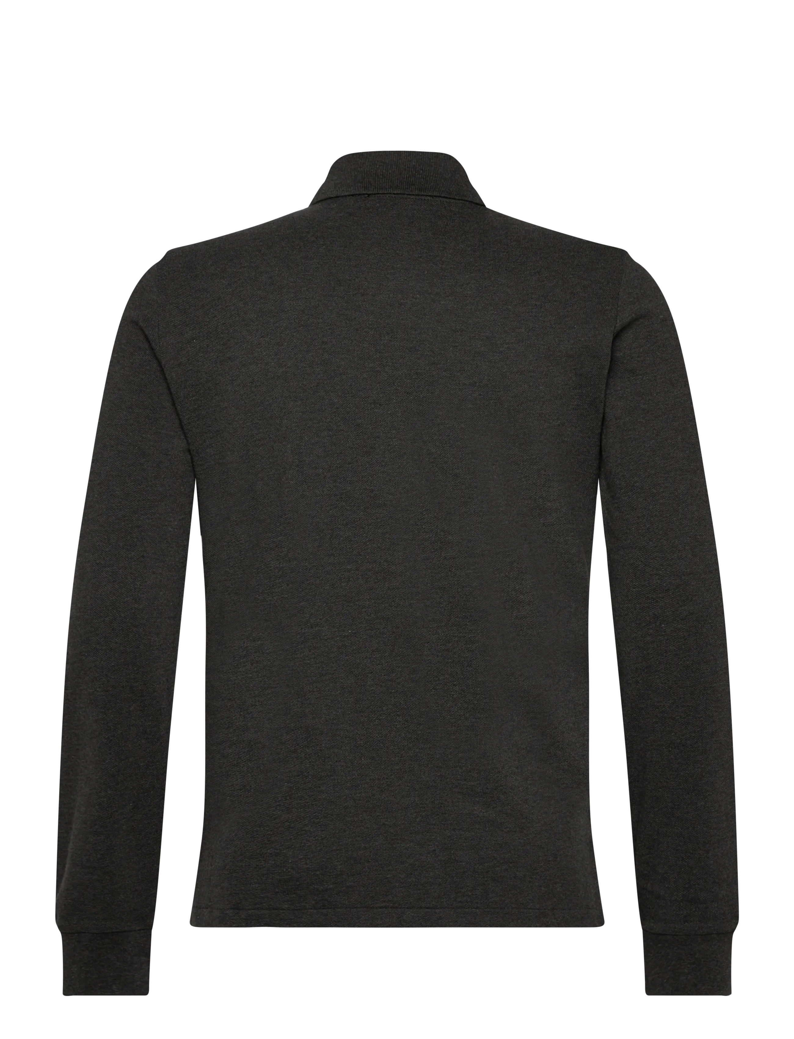 Polo Ralph Lauren - Custom Slim Fit Mesh Polo Shirt - langærmede poloer - dark charcoal hea - 2