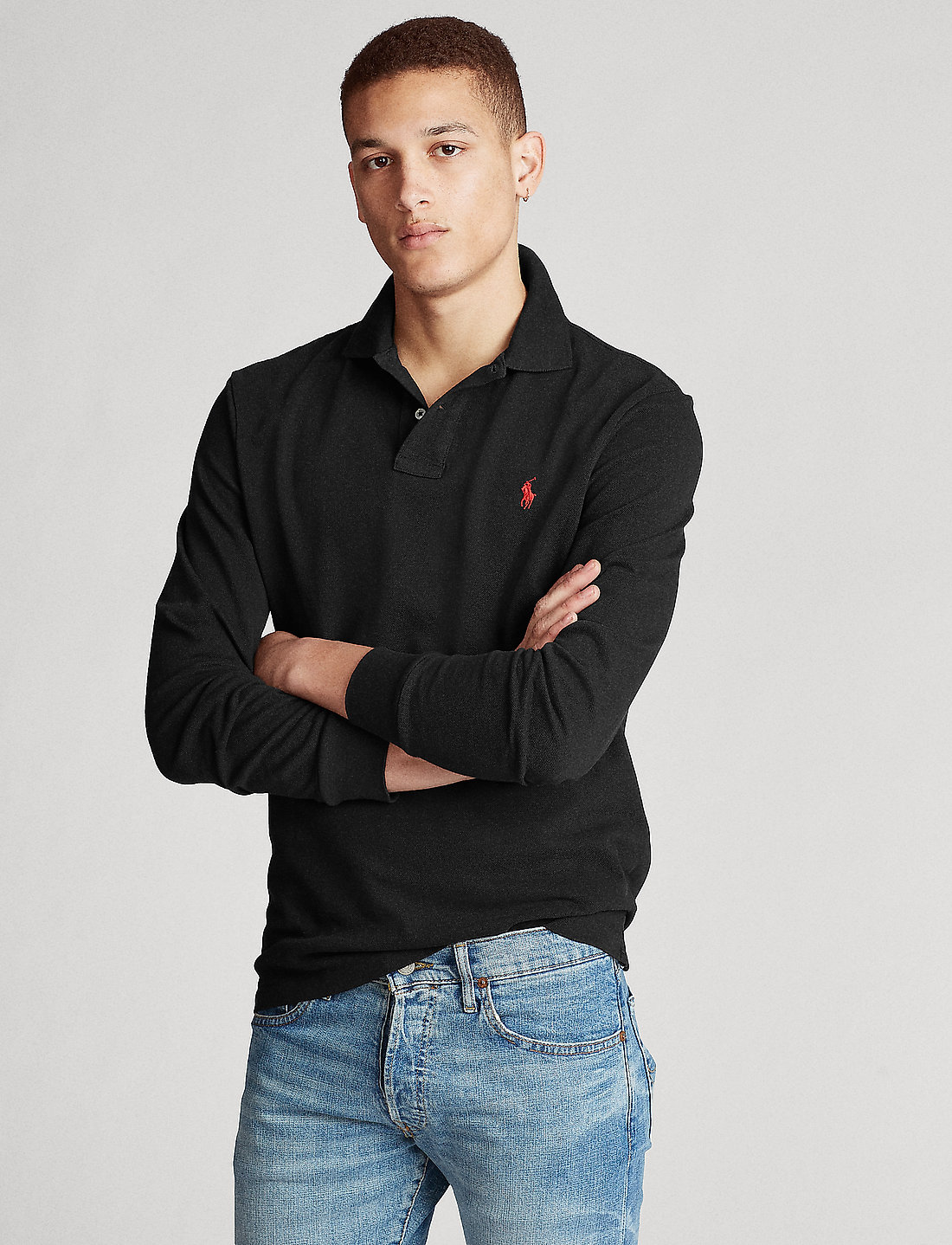 Classic fit mesh polo hotsell