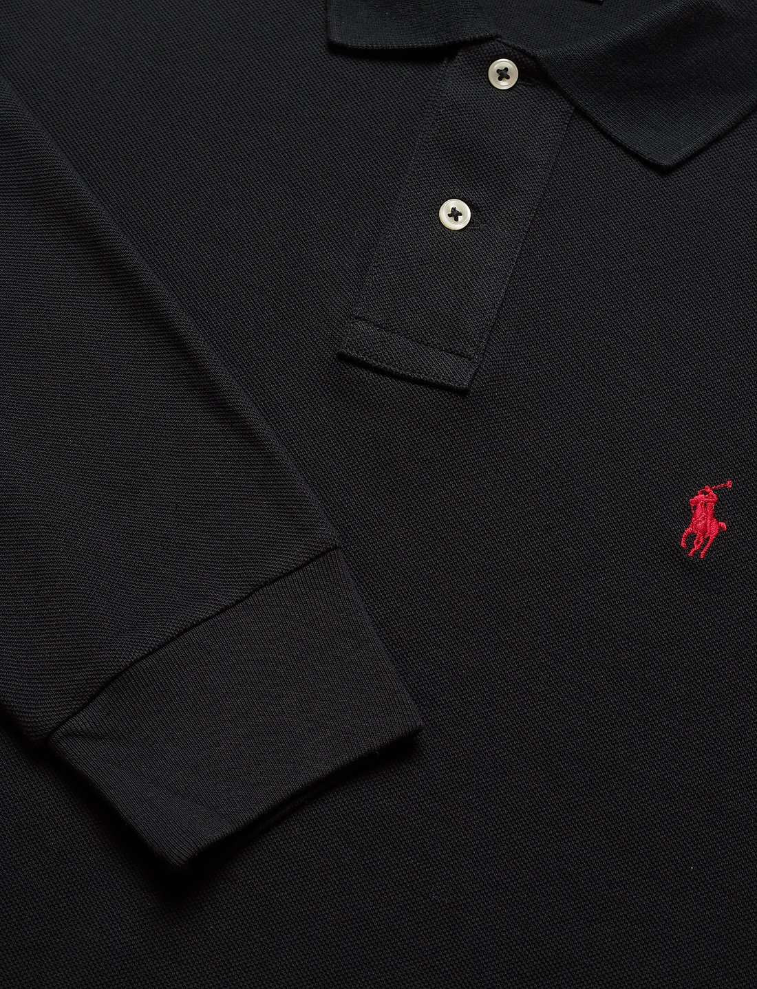 Polo Ralph Lauren - Custom Slim Fit Mesh Polo Shirt - knitted polos - polo black/c3870 - 3