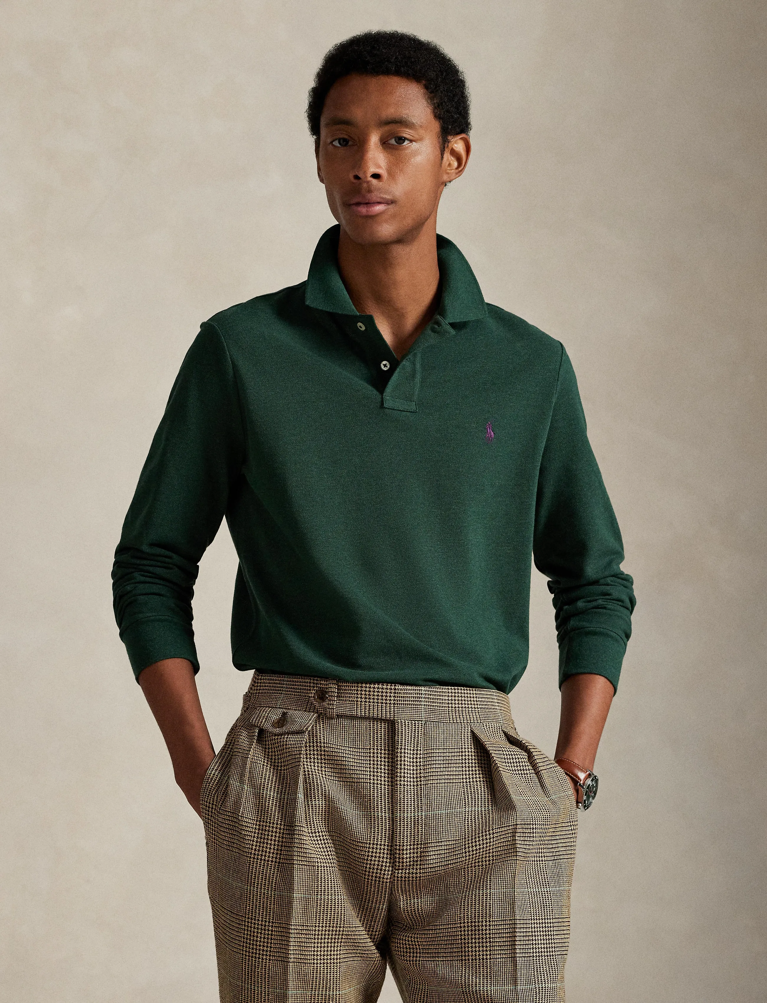 Custom Slim Fit Mesh Polo Shirt 3