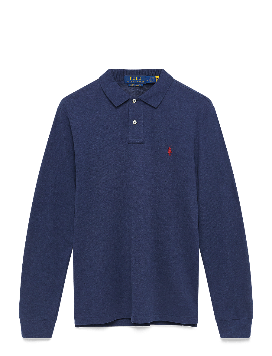 Polo Ralph Lauren - BASIC MESH-LSL-KNT - langærmede poloer - spring navy heath - 1