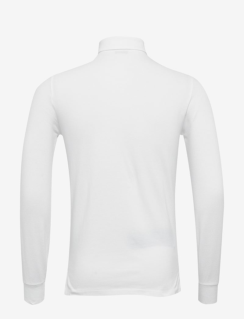 Polo Ralph Lauren - BASIC MESH-LSL-KNT - polo marškinėliai ilgomis rankovėmis - white - 2