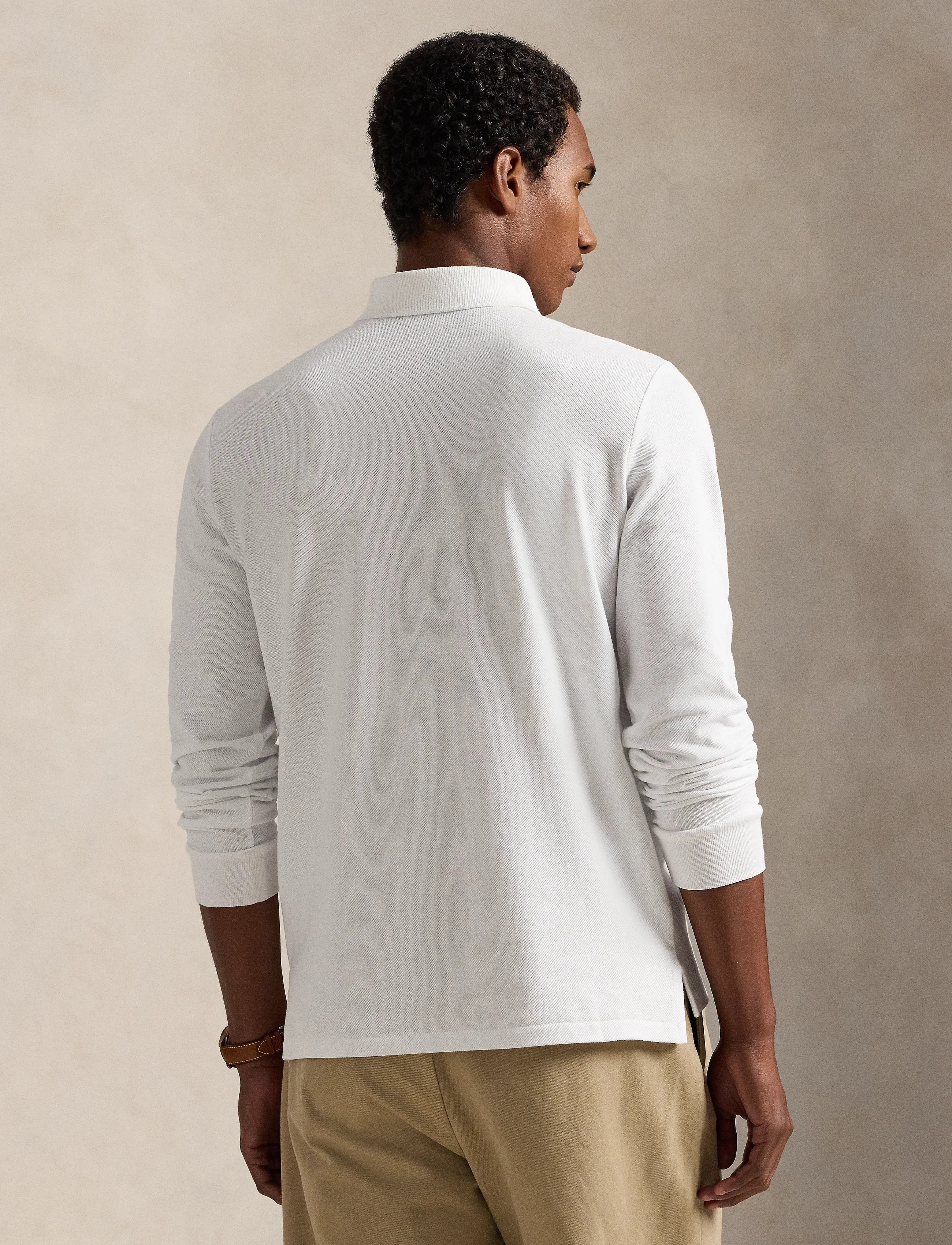 Custom Slim Fit Mesh Polo Shirt 4