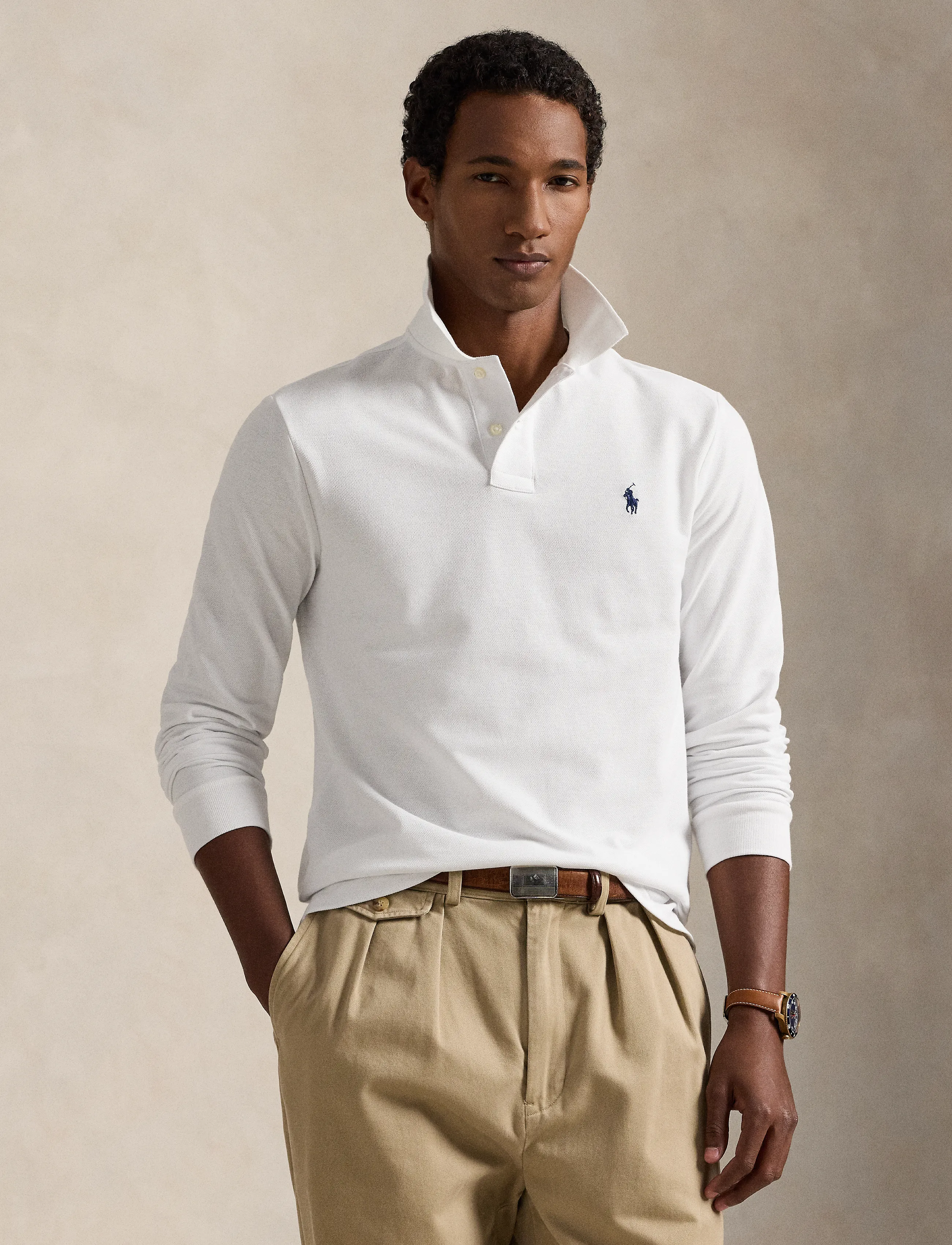 Custom Slim Fit Mesh Polo Shirt 6