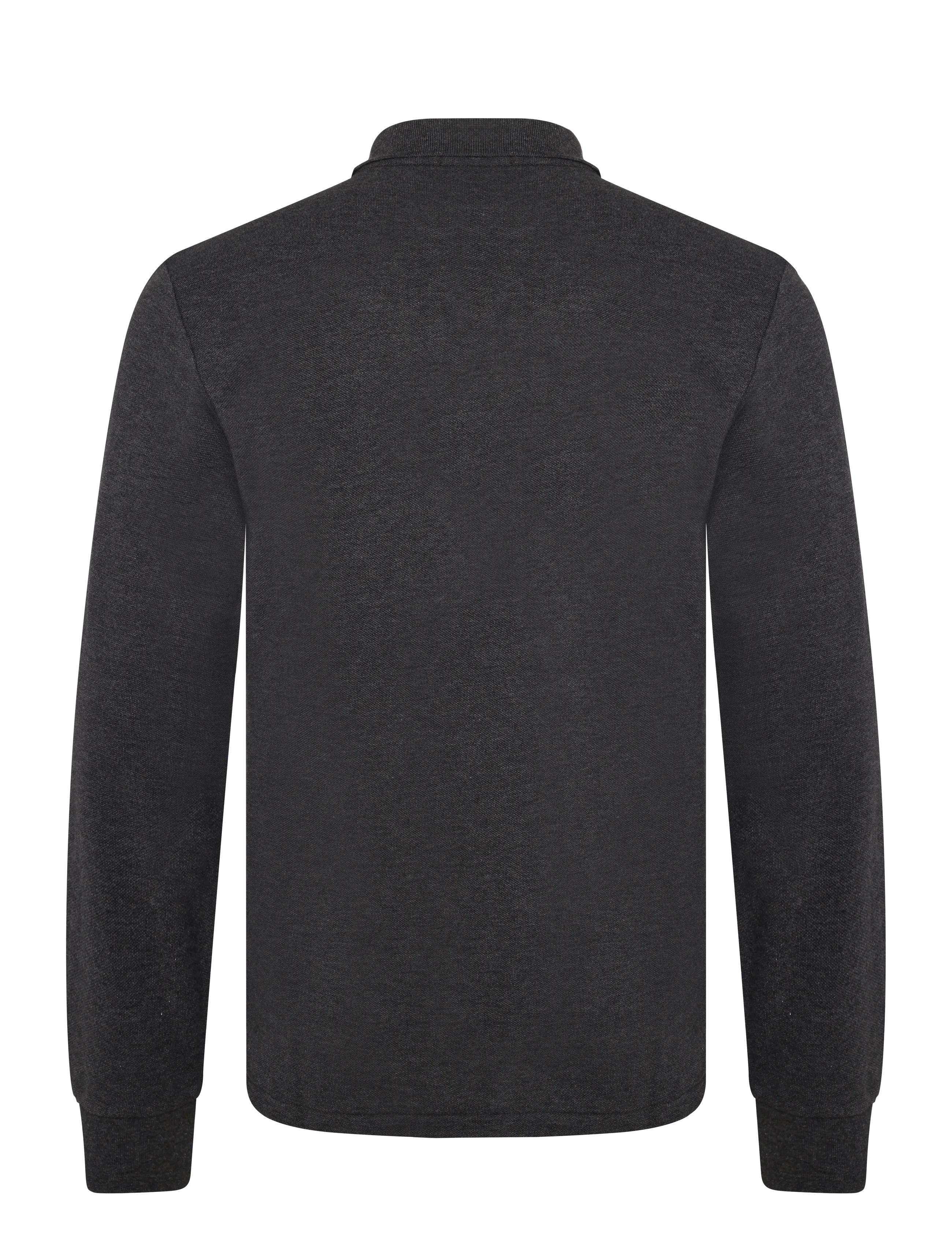 Polo Ralph Lauren - Custom Slim Fit Mesh Polo Shirt - långärmade pikéer - windsor heather/c - 2