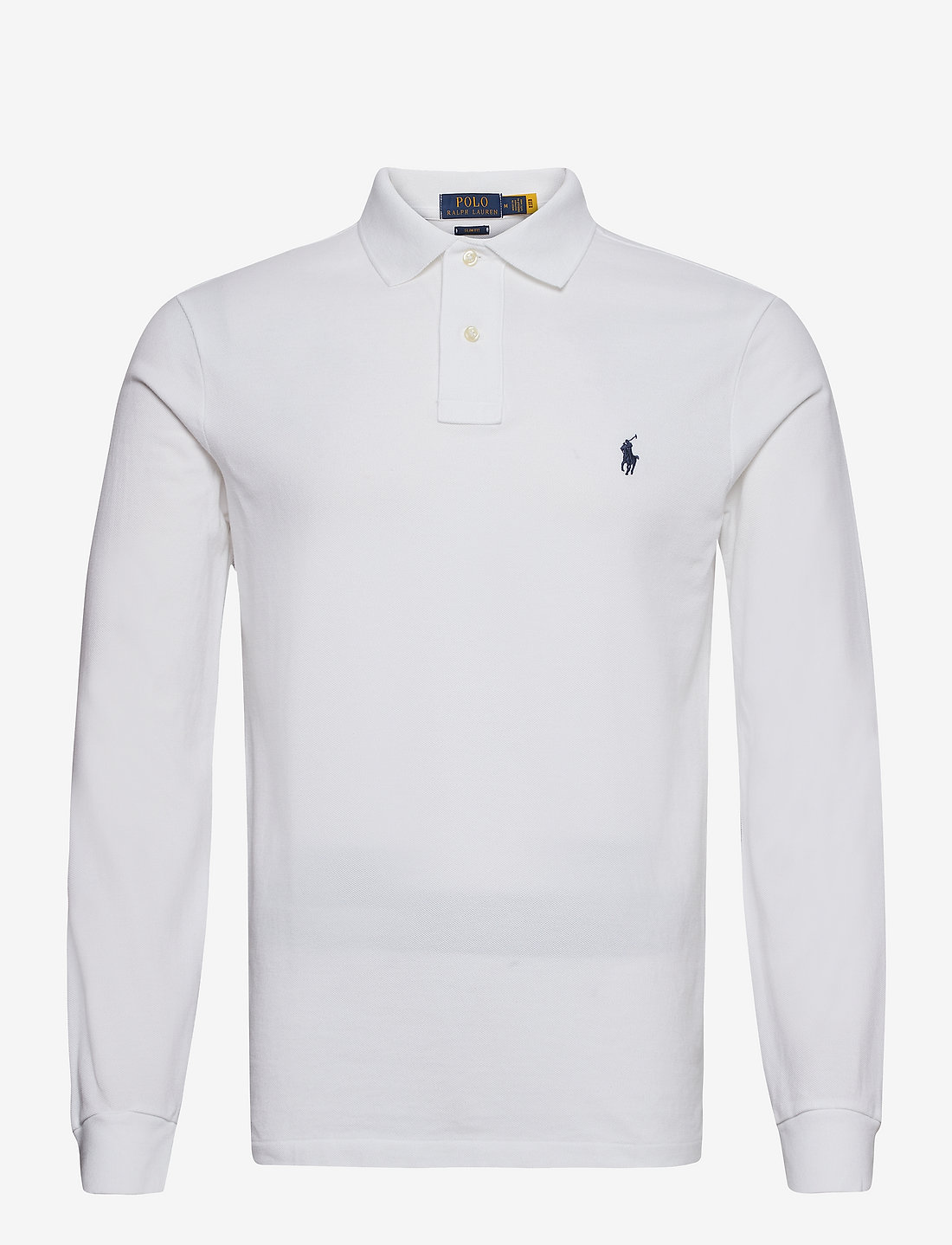 Polo Ralph Lauren - Slim Fit Mesh Long-Sleeve Polo - langärmelig - white - 1