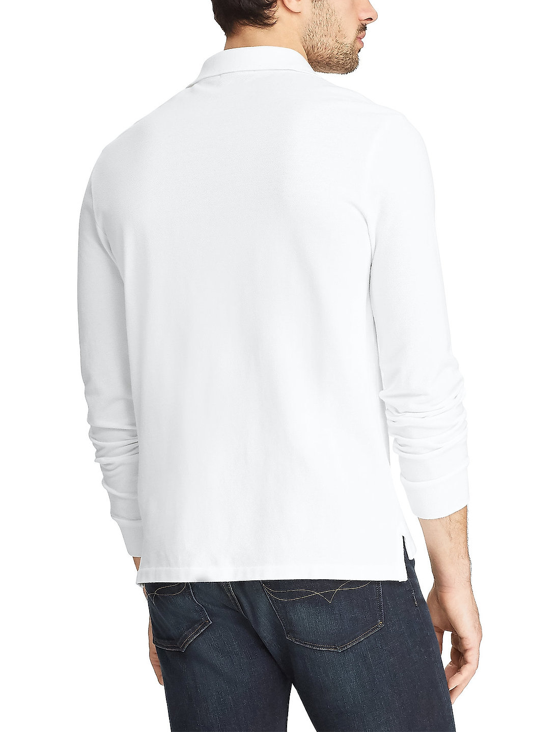 Polo Ralph Lauren - Slim Fit Mesh Long-Sleeve Polo - langärmelig - white - 3