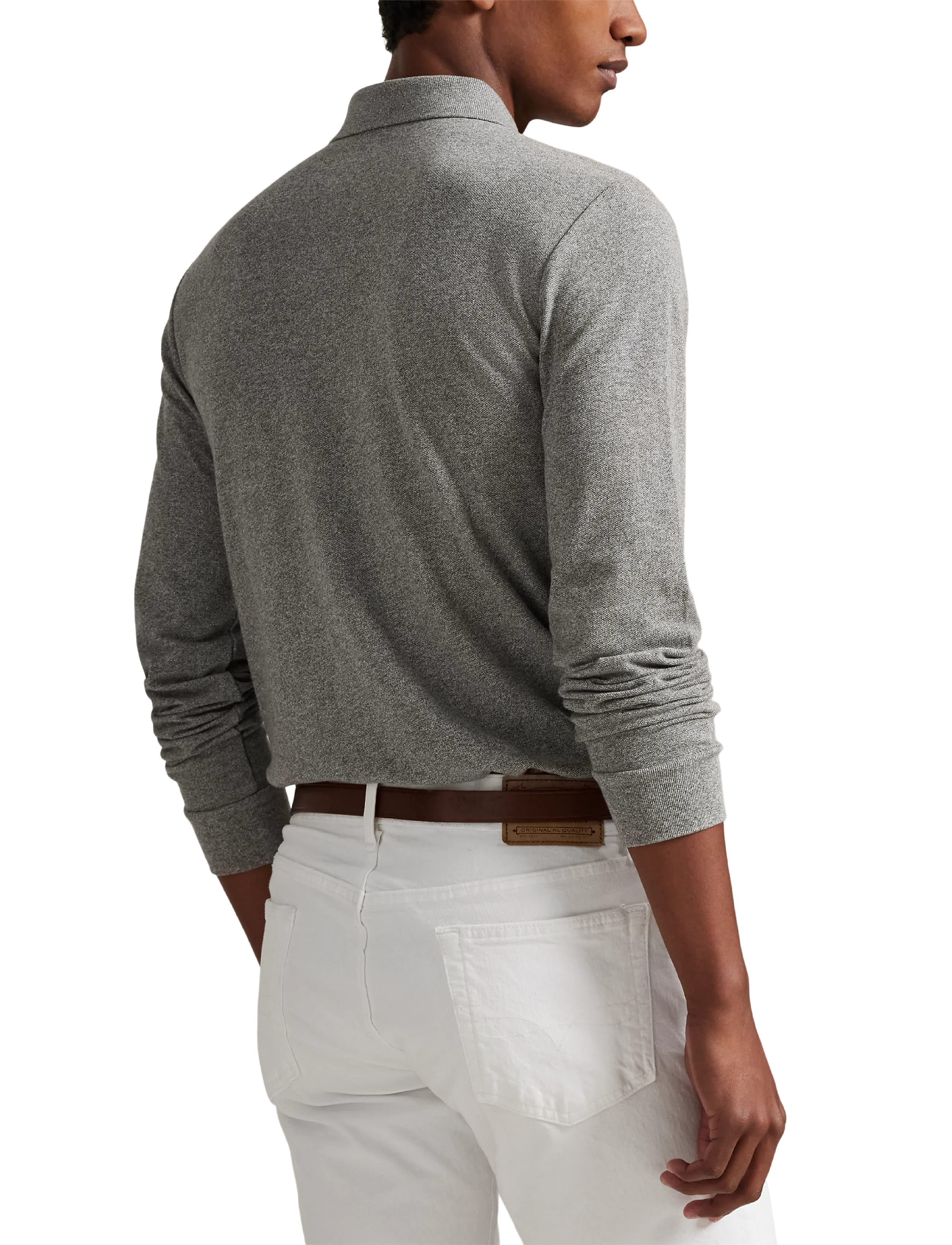 Polo Ralph Lauren - Slim Fit Mesh Long-Sleeve Polo - langärmelig - canterbury heathe - 3