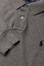 Polo Ralph Lauren - Slim Fit Mesh Long-Sleeve Polo - polo shirts - canterbury heathe - 2