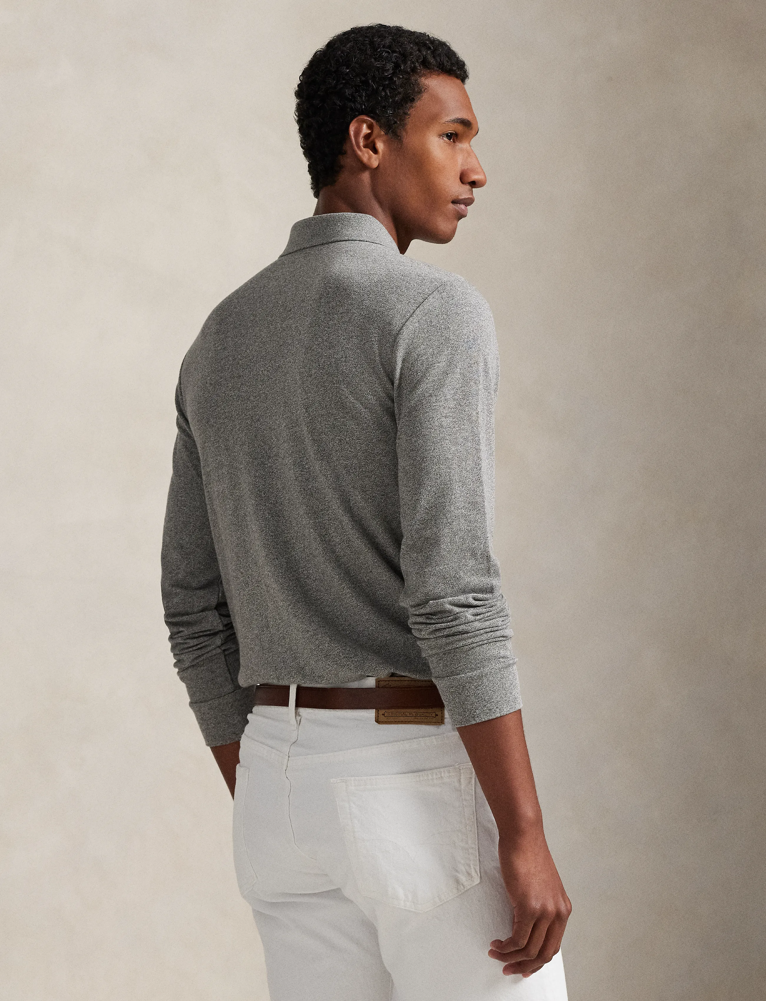 Polo Ralph Lauren - Slim Fit Mesh Long-Sleeve Polo - långärmade pikéer - canterbury heathe - 3