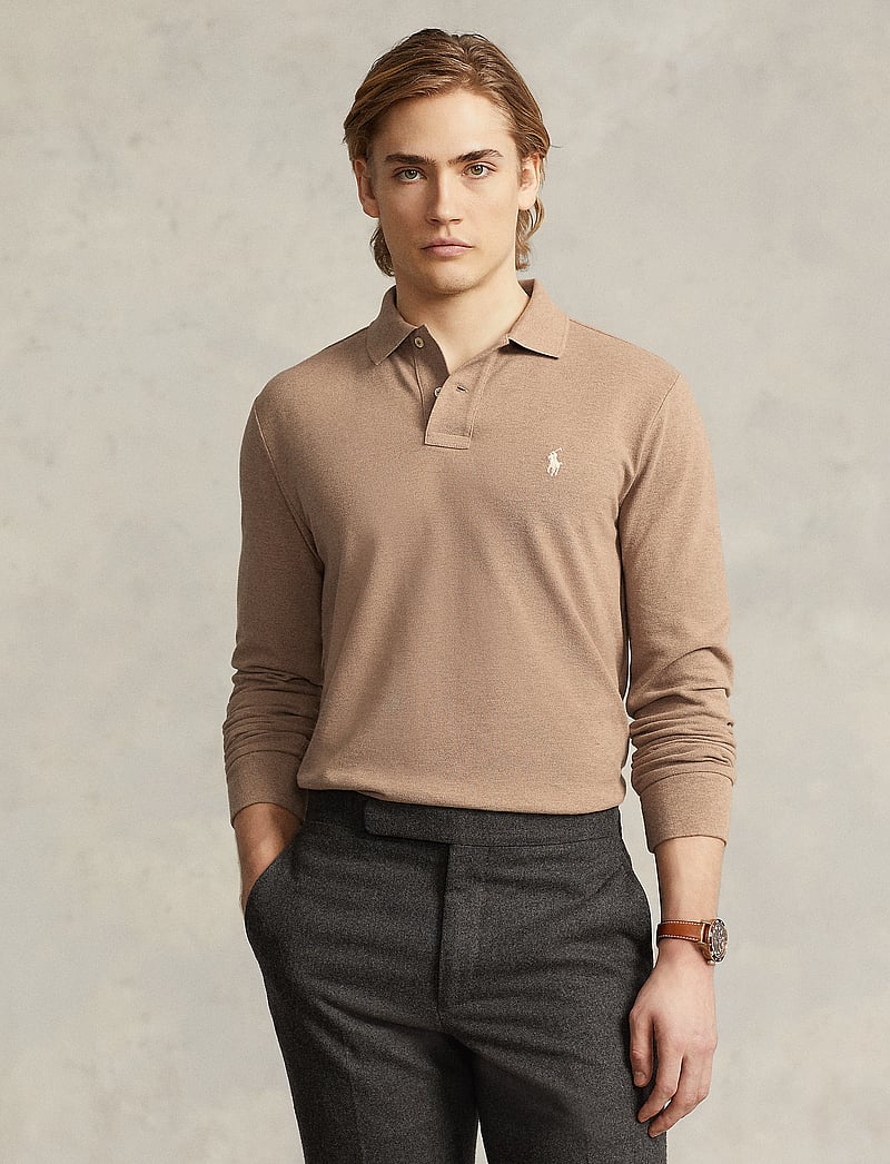 Brown Long Sleeve Polo Style Polo Ralph Lauren Long-sleeve Sport