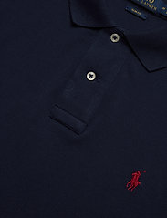 Polo Ralph Lauren - Slim Fit Mesh Long-Sleeve Polo - langærmede poloer - newport navy/c387 - 3