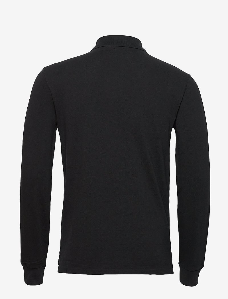 Polo Ralph Lauren - Slim Fit Mesh Long-Sleeve Polo Shirt - knitted polos - polo black/c3870 - 2