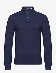 Polo Ralph Lauren - Slim Fit Mesh Long-Sleeve Polo Shirt - spring navy heath - 0