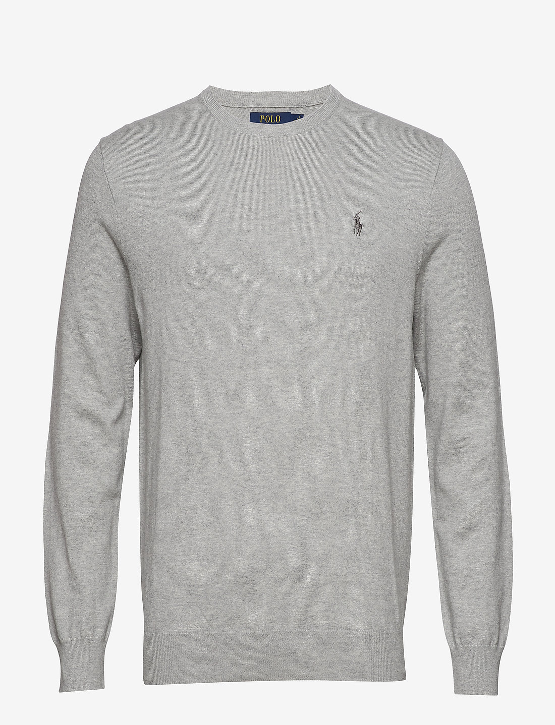 Gray top polo sweatshirt