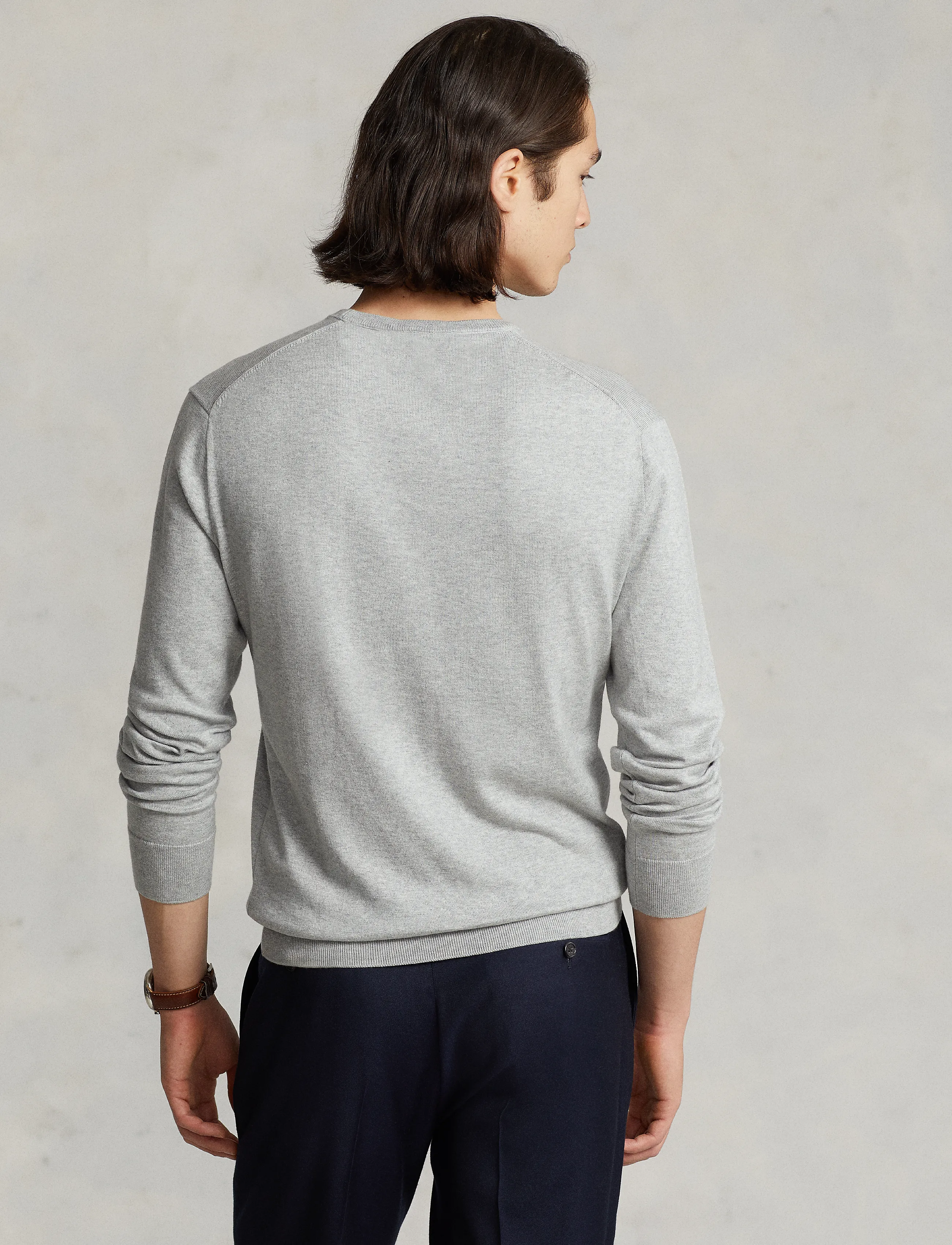 Polo Ralph Lauren Slim Fit Cotton Sweater stickade tröjor herr – bild 6
