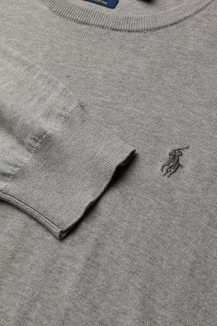Polo Ralph Lauren - Slim Fit Cotton Sweater - round necks - andover heather - 4