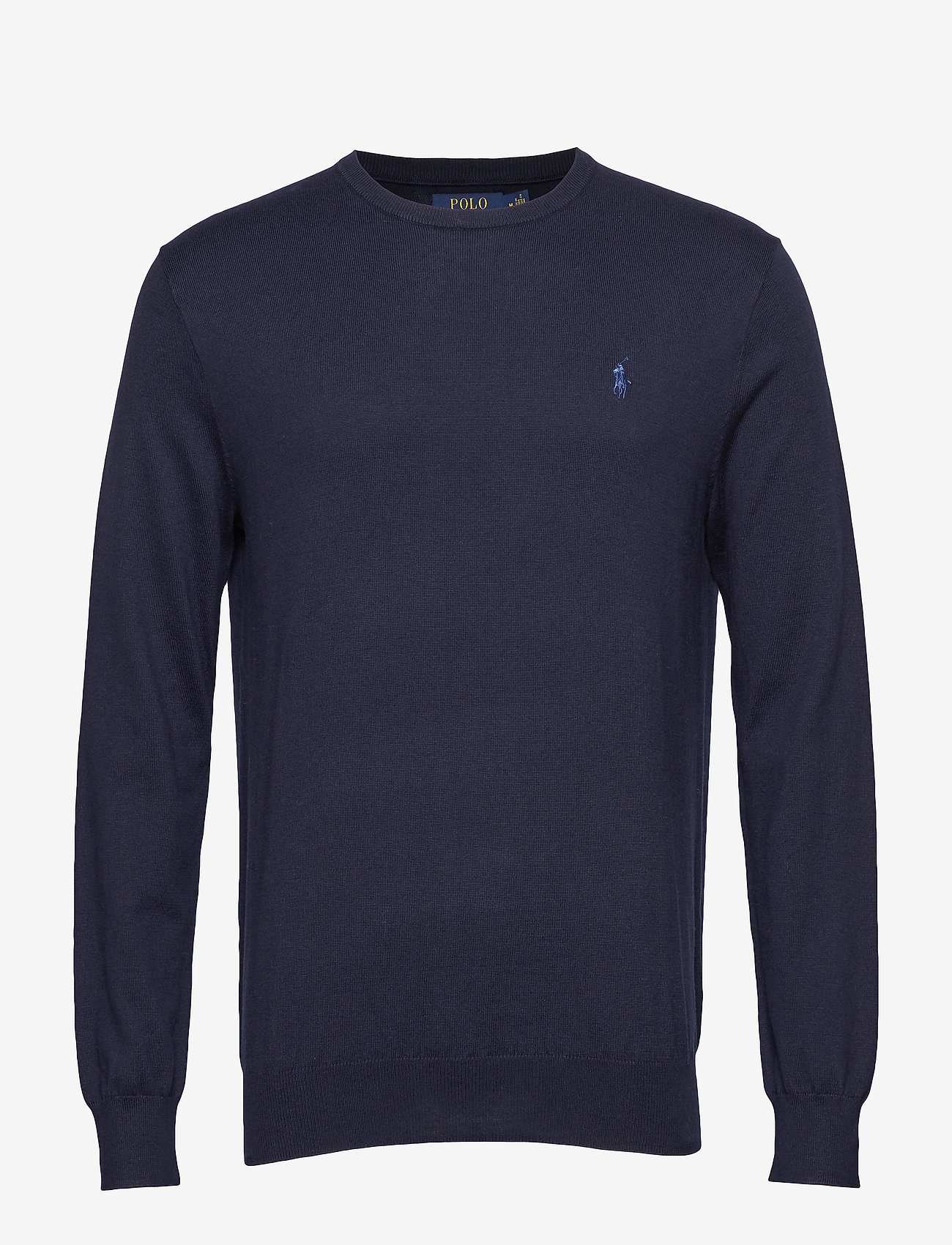 Polo Ralph Lauren - Slim Fit Cotton Sweater - rundhalsad - hunter navy - 0