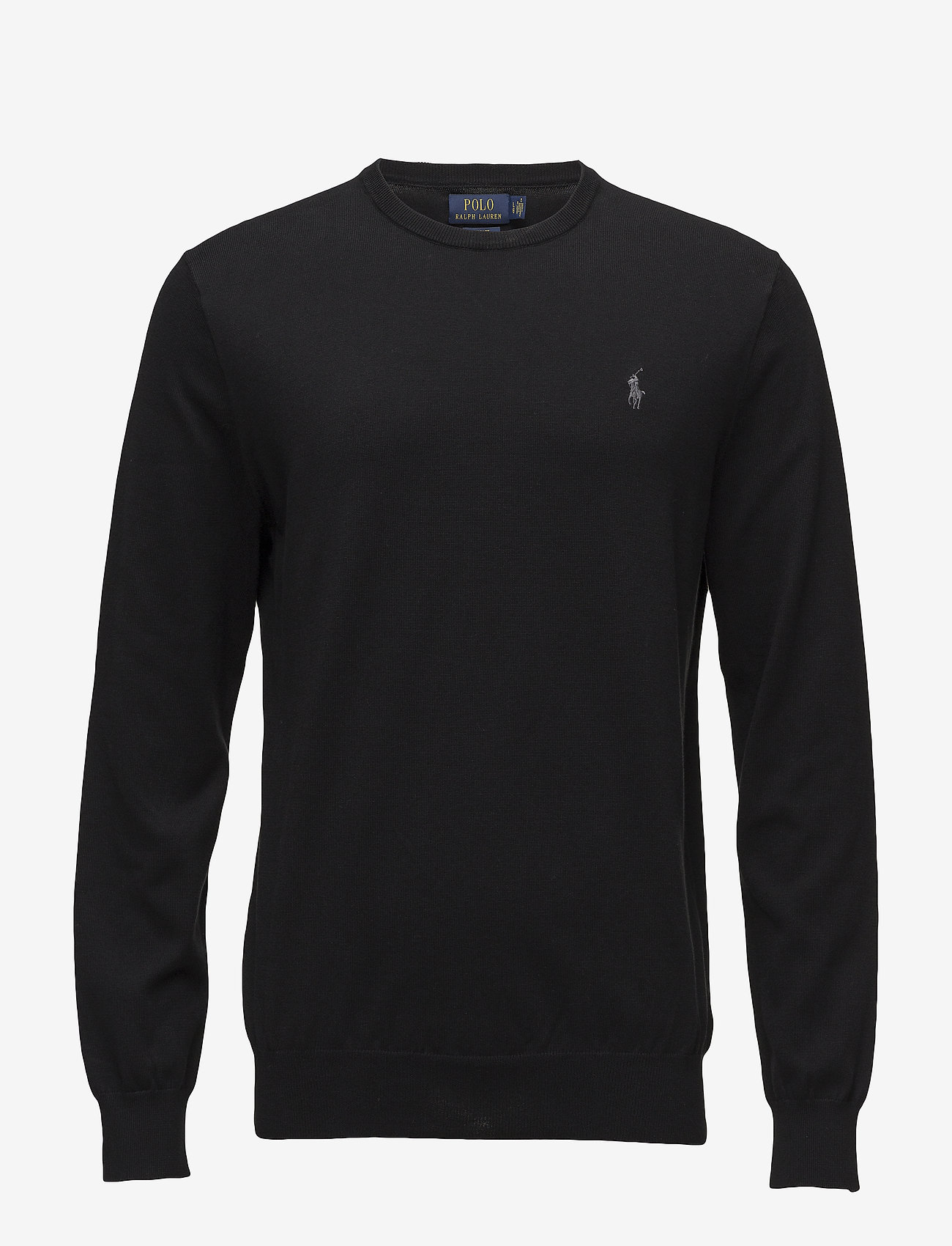 Polo Ralph Lauren - Slim Fit Cotton Sweater - rund hals - polo black - 0