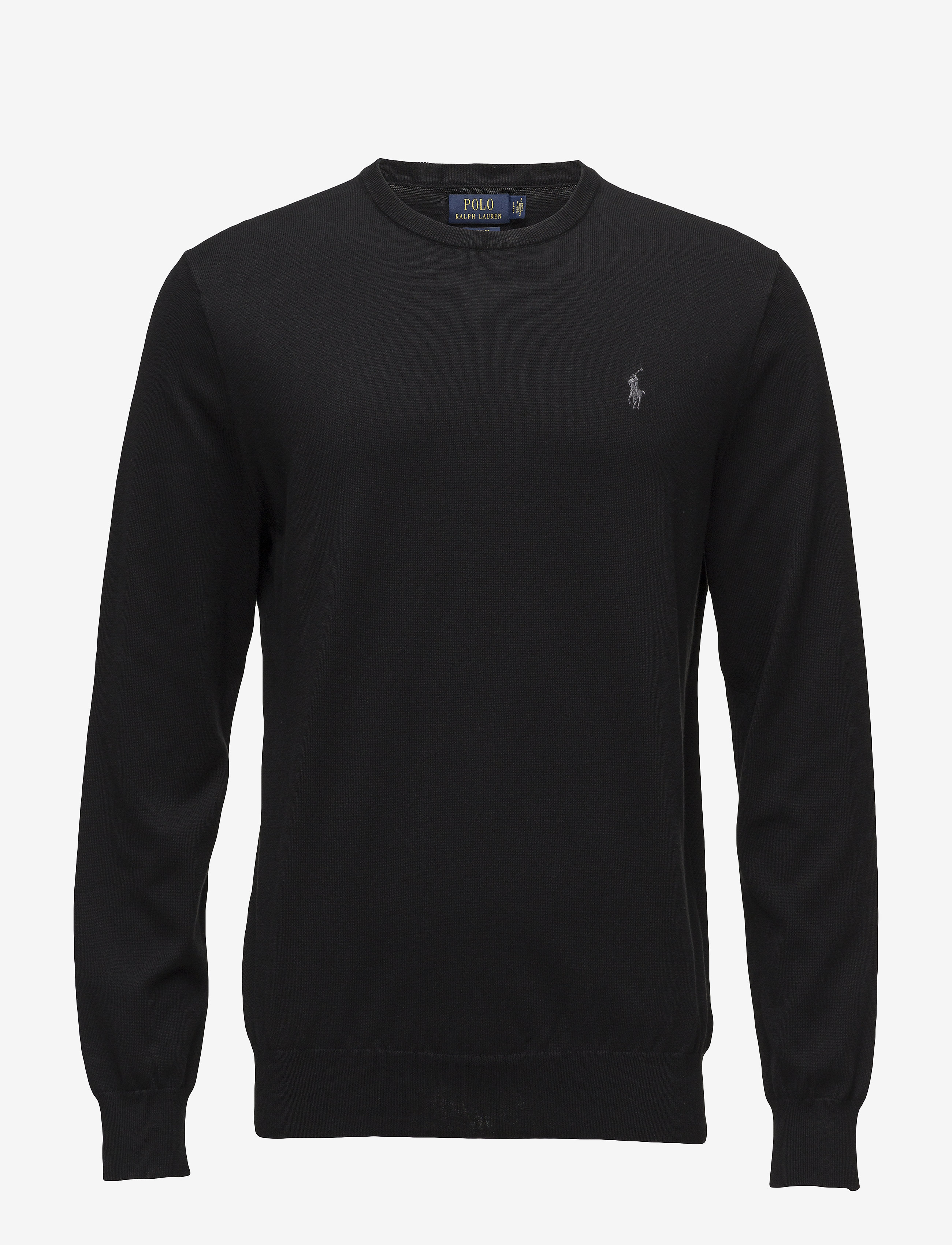 Polo Ralph Lauren Slim Fit Cotton Sweater - Strickmode - POLO BLACK / black