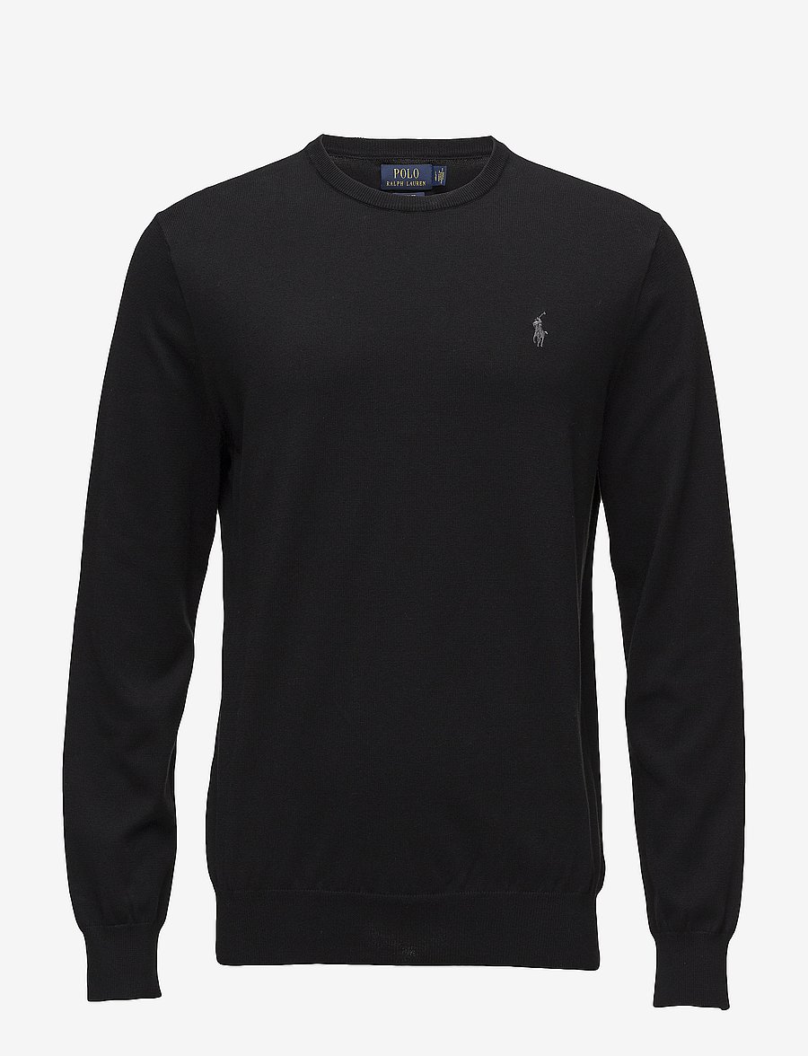 Polo Ralph Lauren - Slim Fit Cotton Sweater - rundhals - polo black - 1