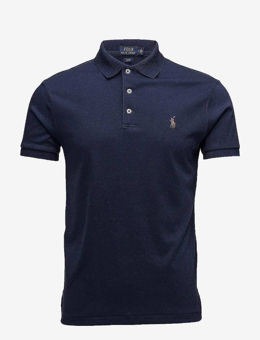 Polo Ralph Lauren - Slim Fit Soft-Touch Polo Shirt - kurzärmelig - navy - 1