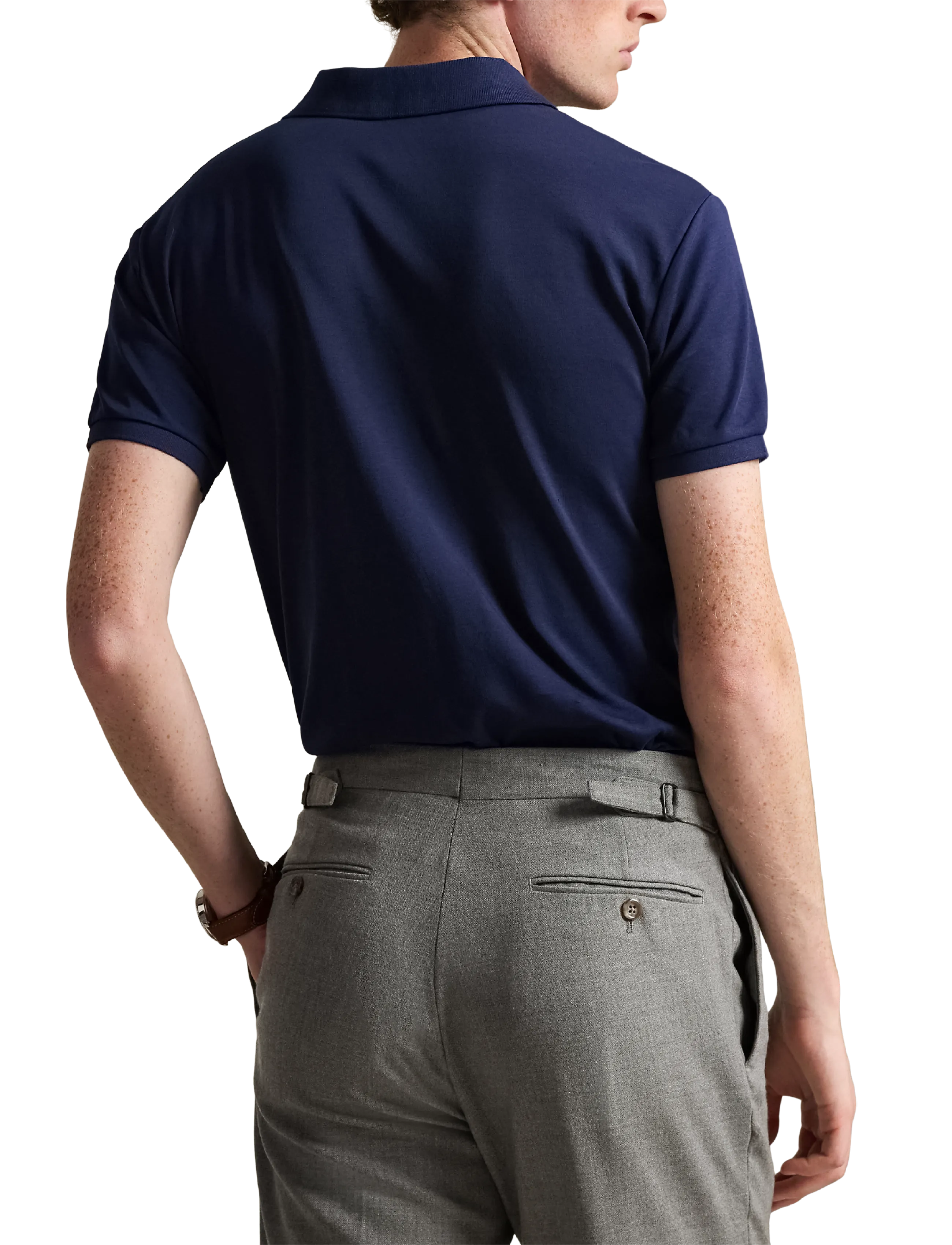 Navy soft touch polotröja 7