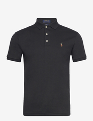 Slim Fit Soft-Touch Polo Shirt - POLO BLACK