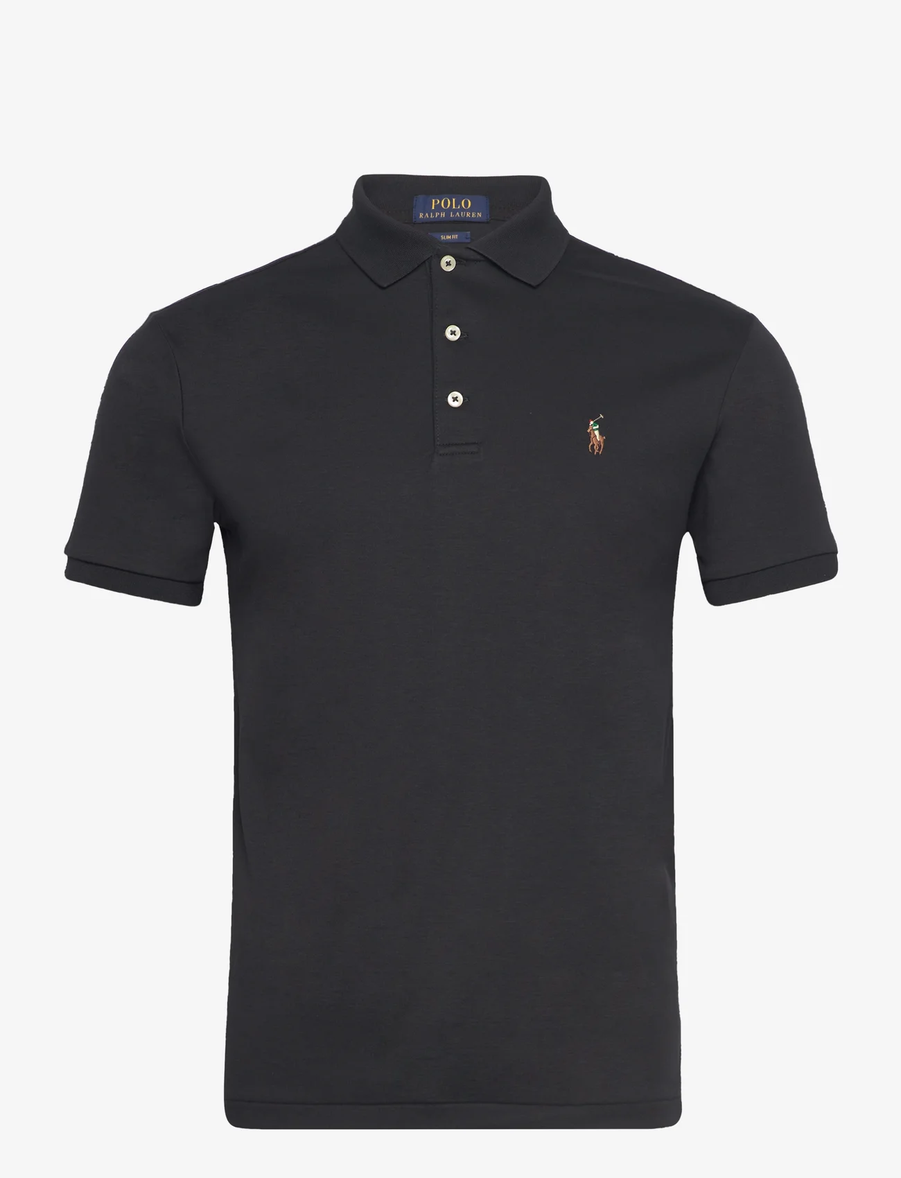 Polo Ralph Lauren - Slim Fit Soft-Touch Polo Shirt - polo shirts - polo black - 1