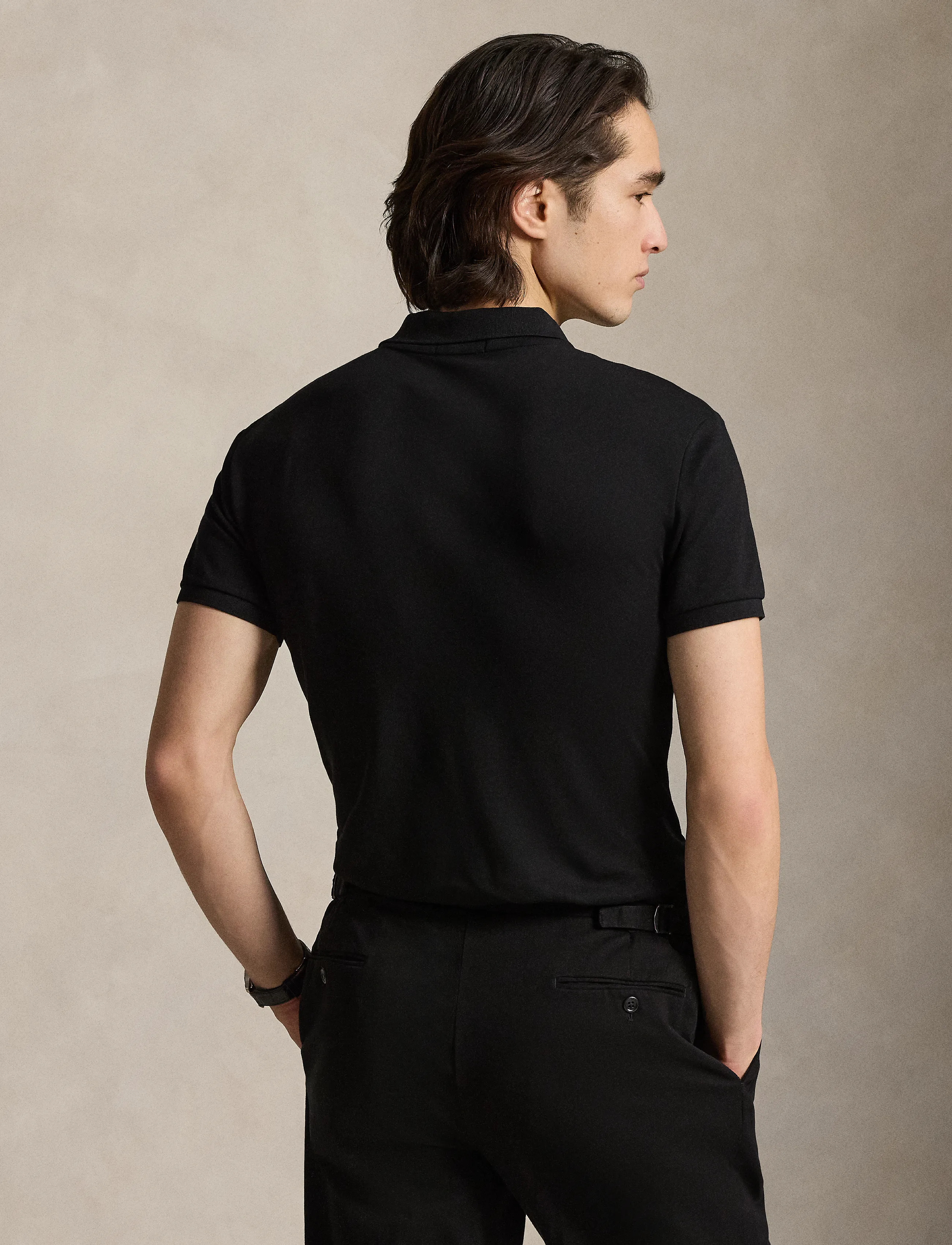 Polo Ralph Lauren - Slim Fit Soft-Touch Polo Shirt - lühikeste varrukatega polod - polo black - 4
