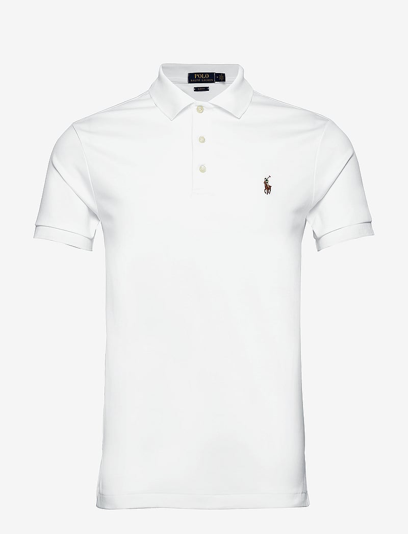 Polo Ralph Lauren - Slim Fit Soft-Touch Polo Shirt - lühikeste varrukatega polod - white - 0