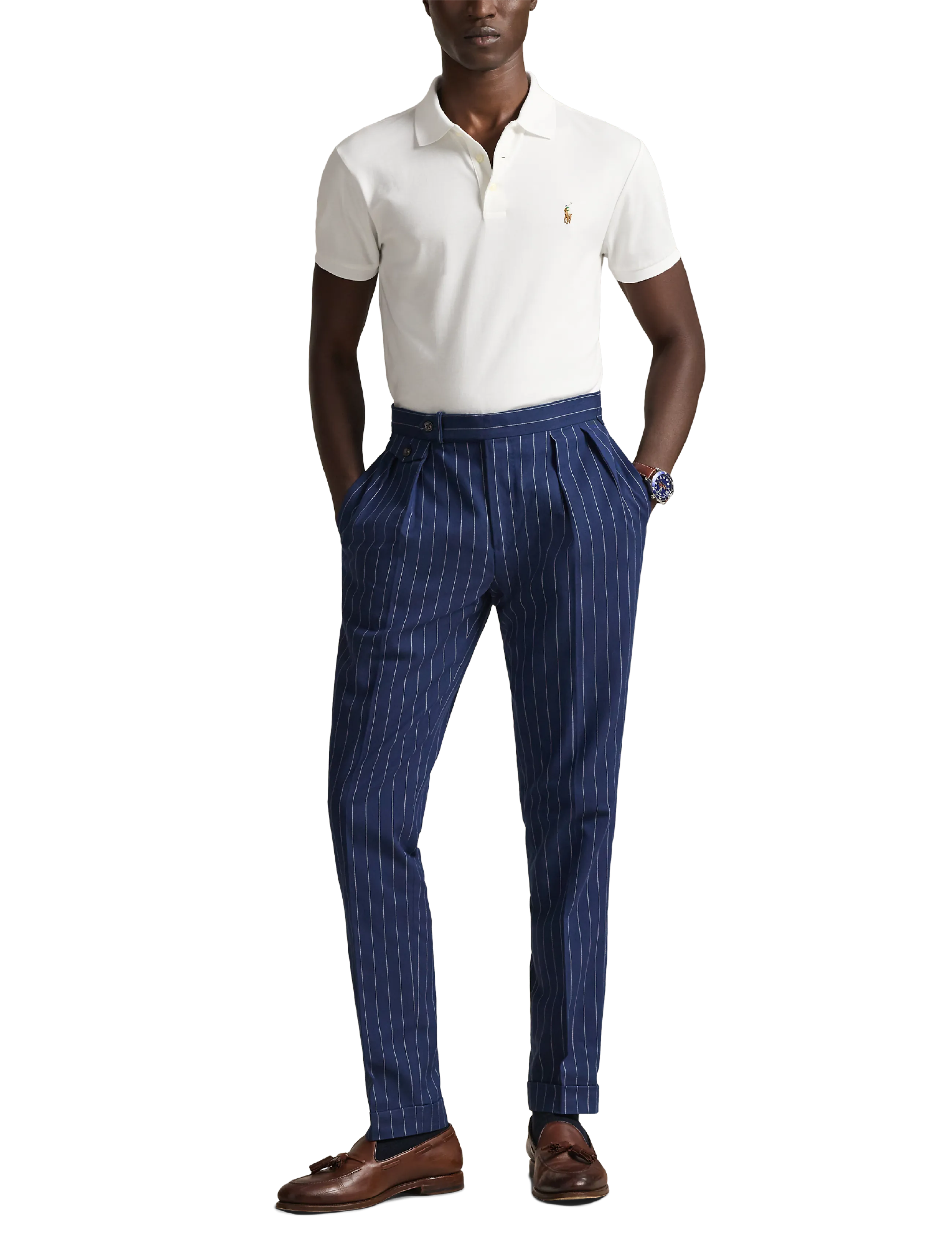 Polo Ralph Lauren Slim Fit Soft-Touch Polo Shirt - Pikéer - WHITE / white