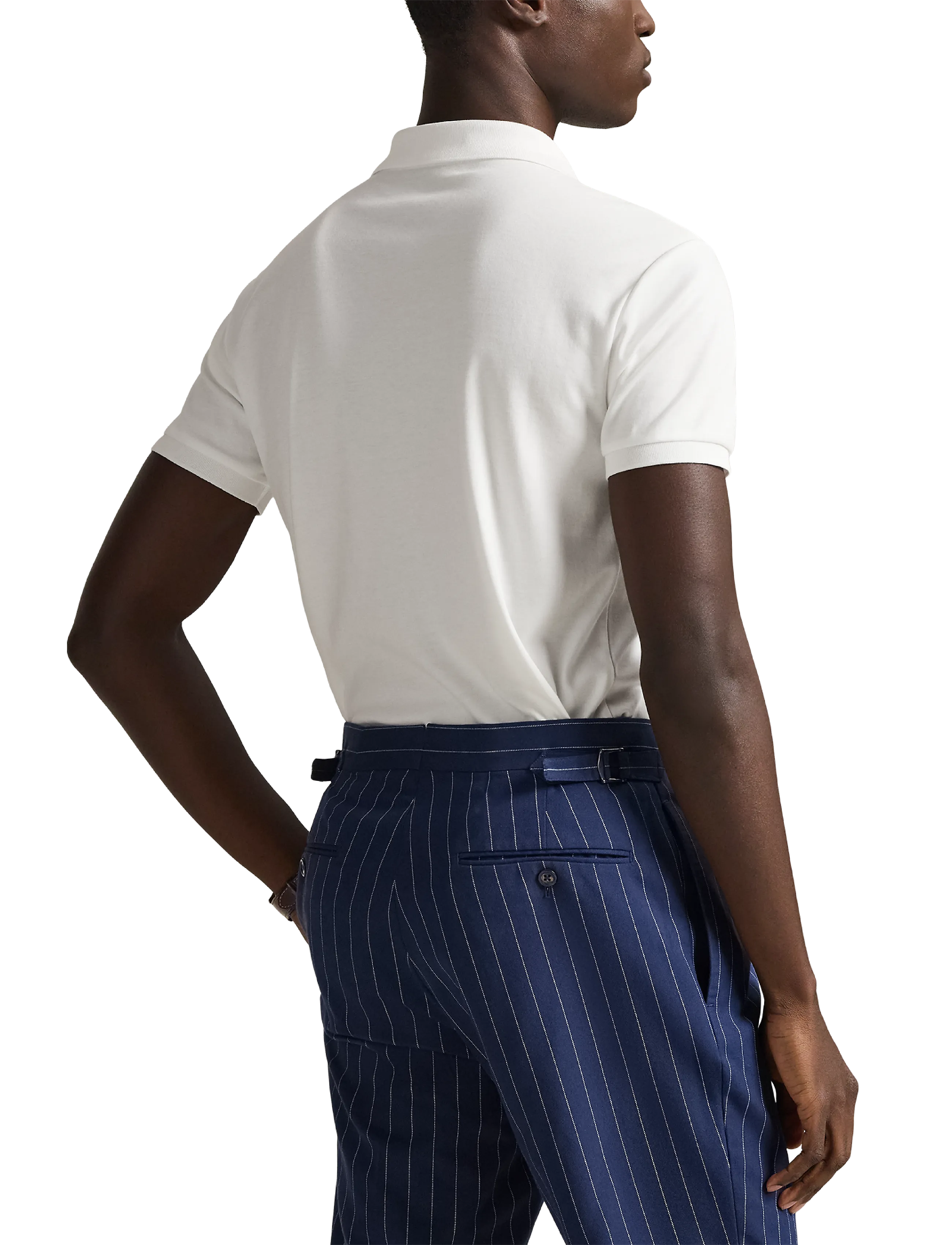 Polo Ralph Lauren - Slim Fit Soft-Touch Polo Shirt - kurzärmelig - white - 3