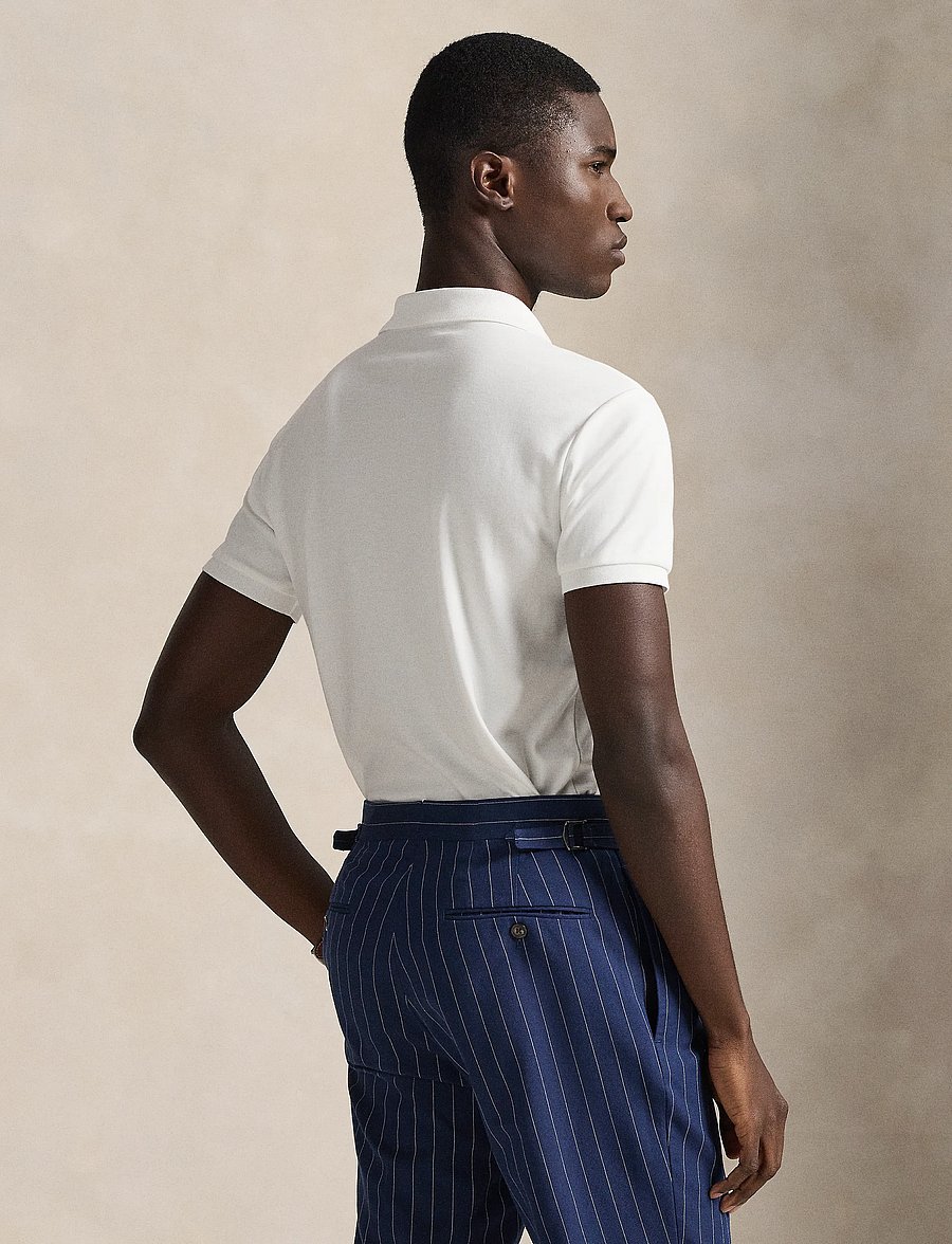 Polo Ralph Lauren - Slim Fit Soft-Touch Polo Shirt - lühikeste varrukatega polod - white - 3
