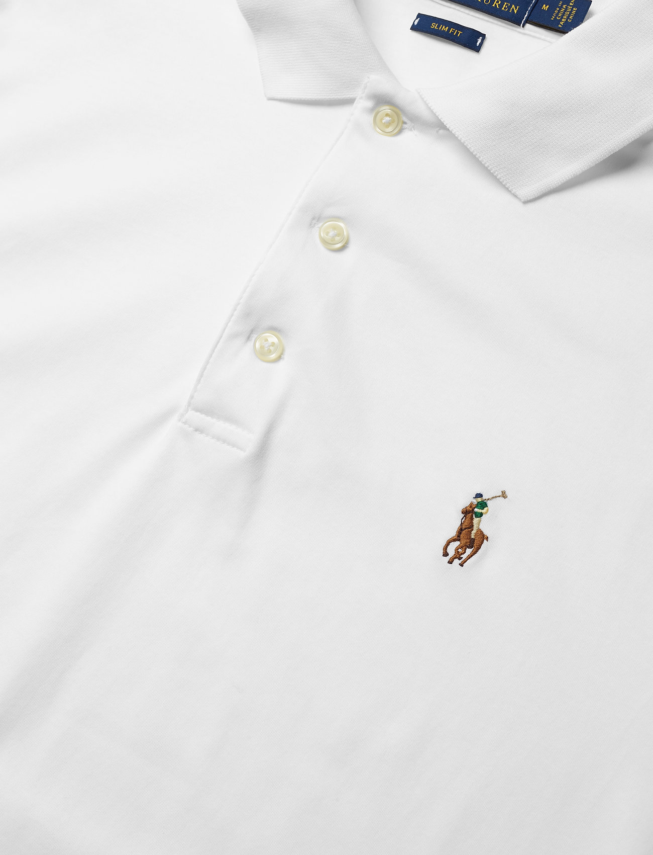 Polo Ralph Lauren - Slim Fit Soft-Touch Polo Shirt - lühikeste varrukatega polod - white - 2