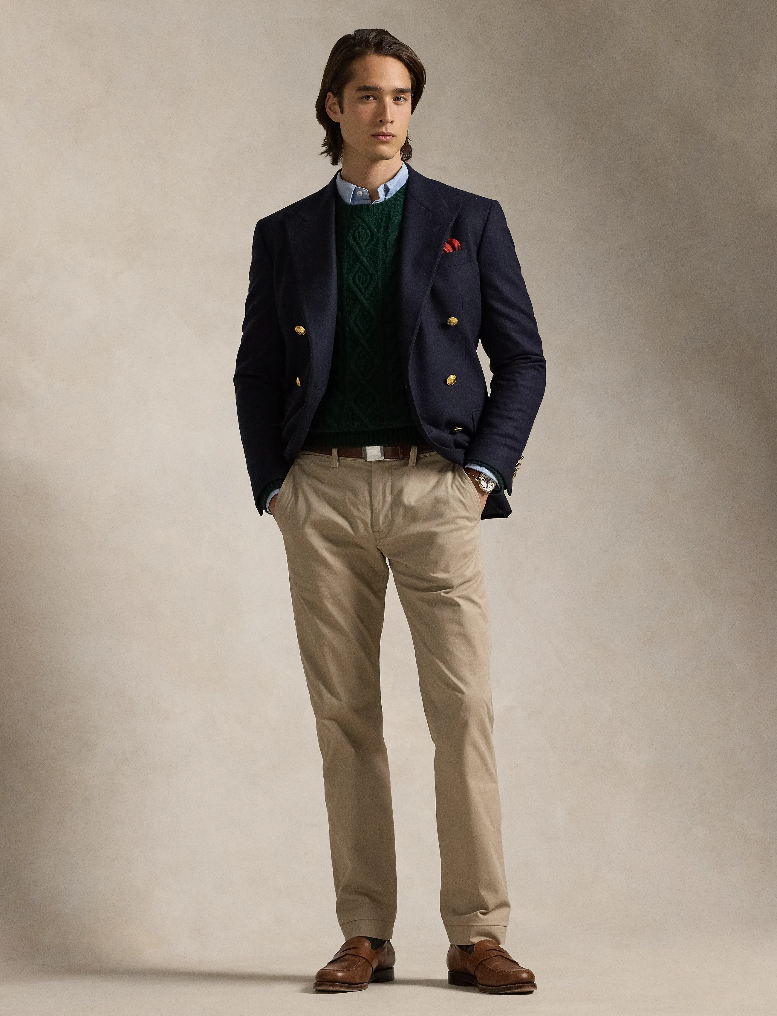 Bedford Stretch Straight Fit Chino Pant